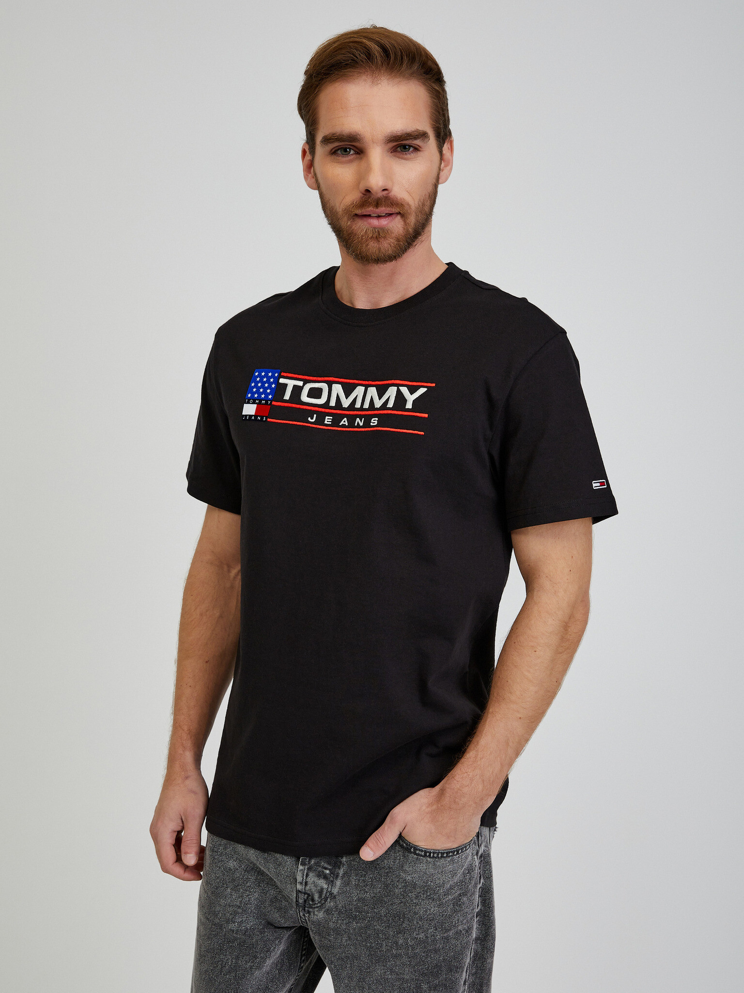 Tommy Jeans Póló Fekete - Pepit.hu