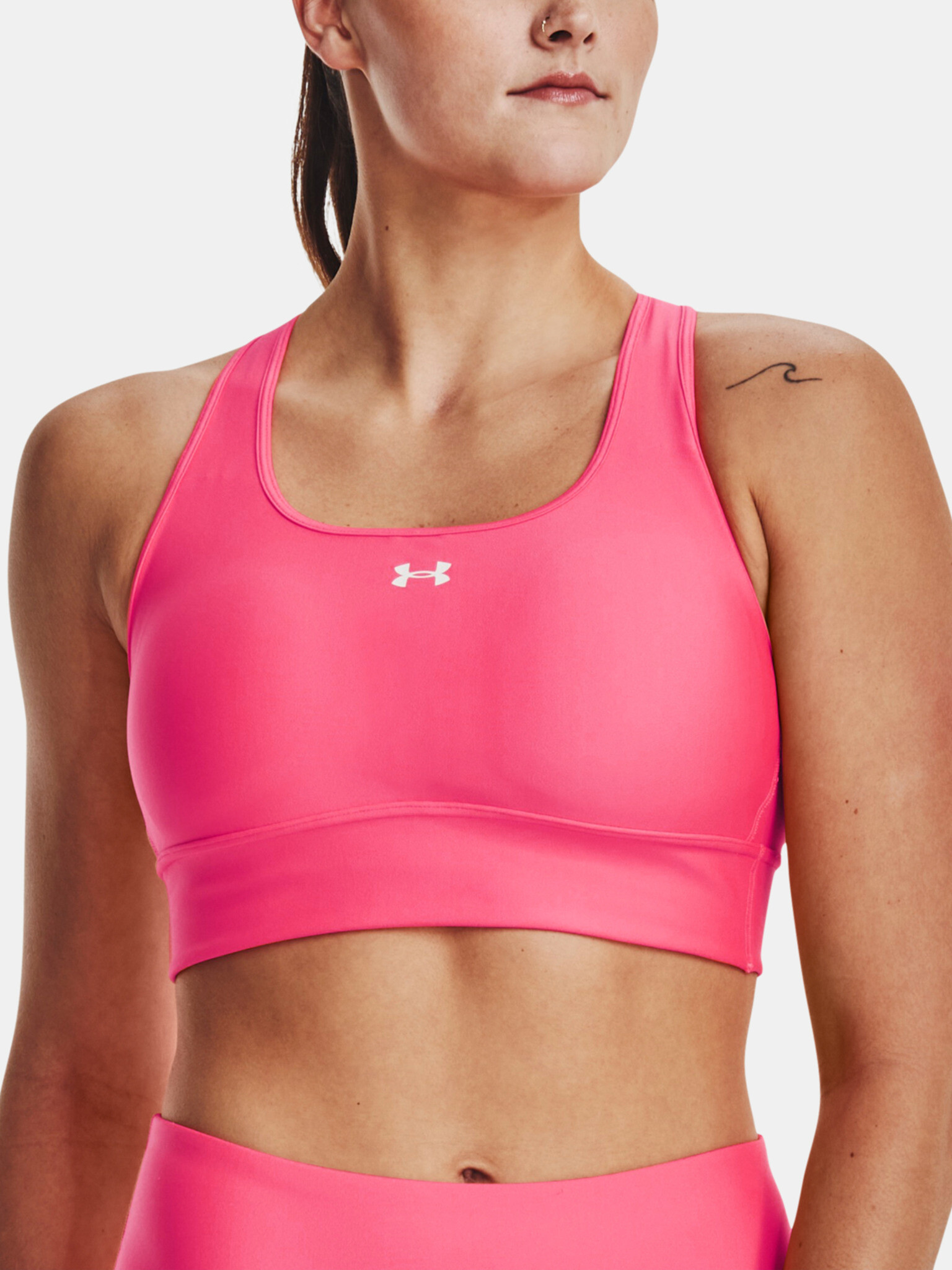 Under Armour Crossback Longline Sport Melltartó Rózsaszín - Pepit.hu