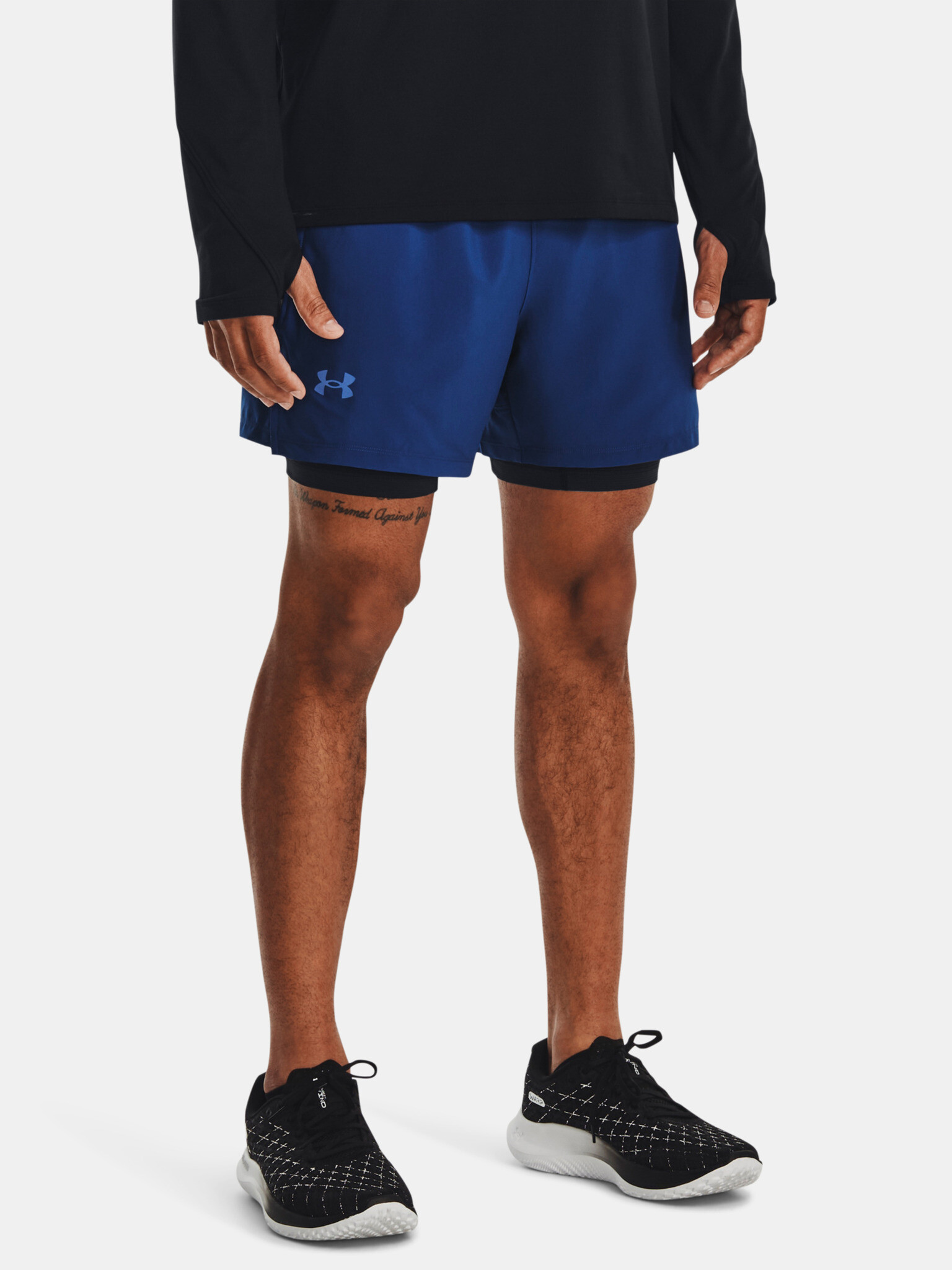 Under Armour LAUNCH ELITE 2in1 5'' SHORT Rövidnadrág Kék - Pepit.hu