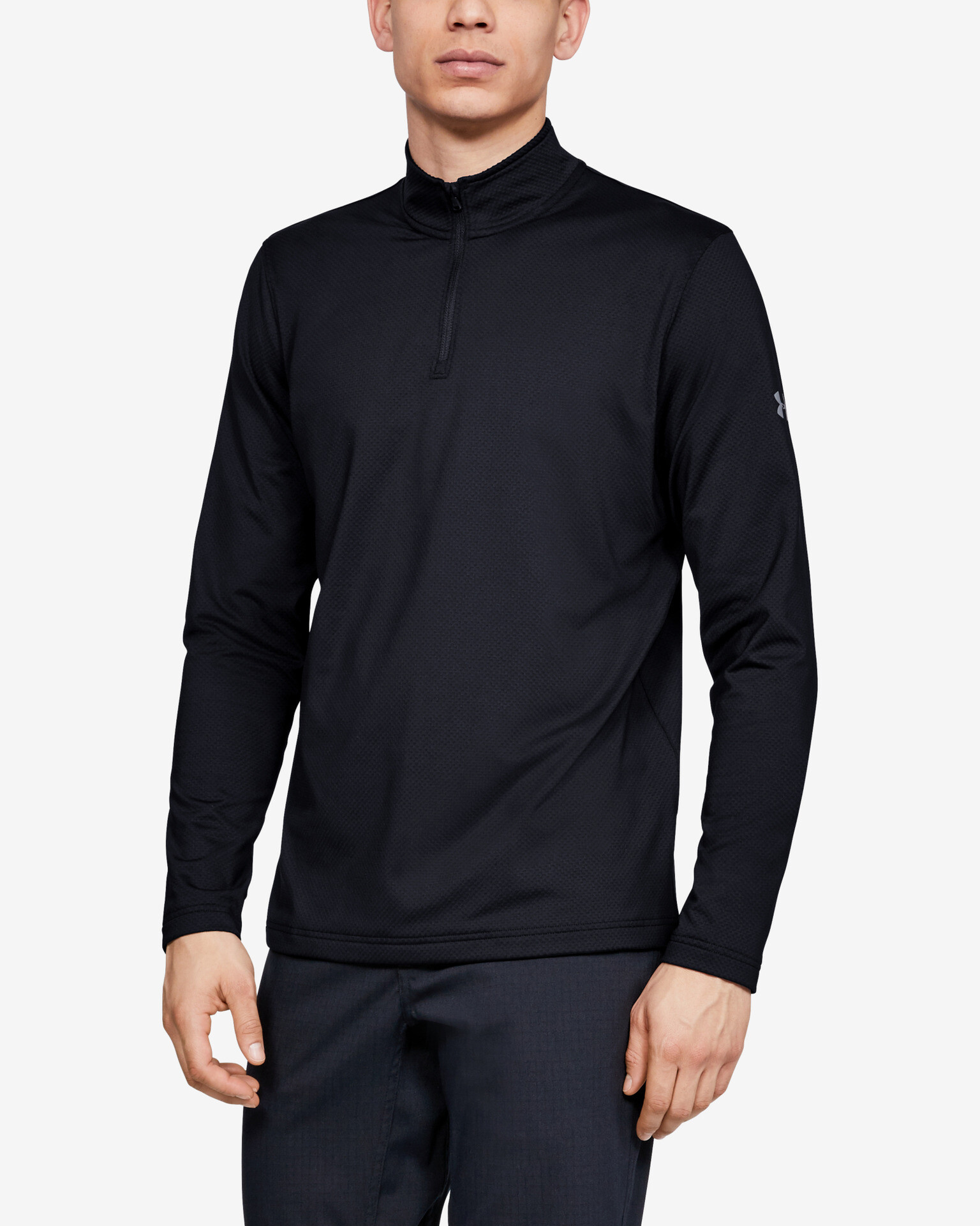 Under Armour LW ¼ Zip Póló Fekete - Pepit.hu