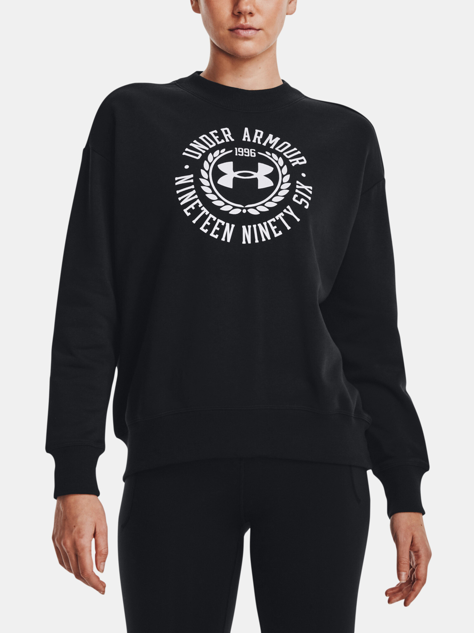 Under Armour Rival Fleece Crest Grp Crew Melegítő felső Fekete - Pepit.hu