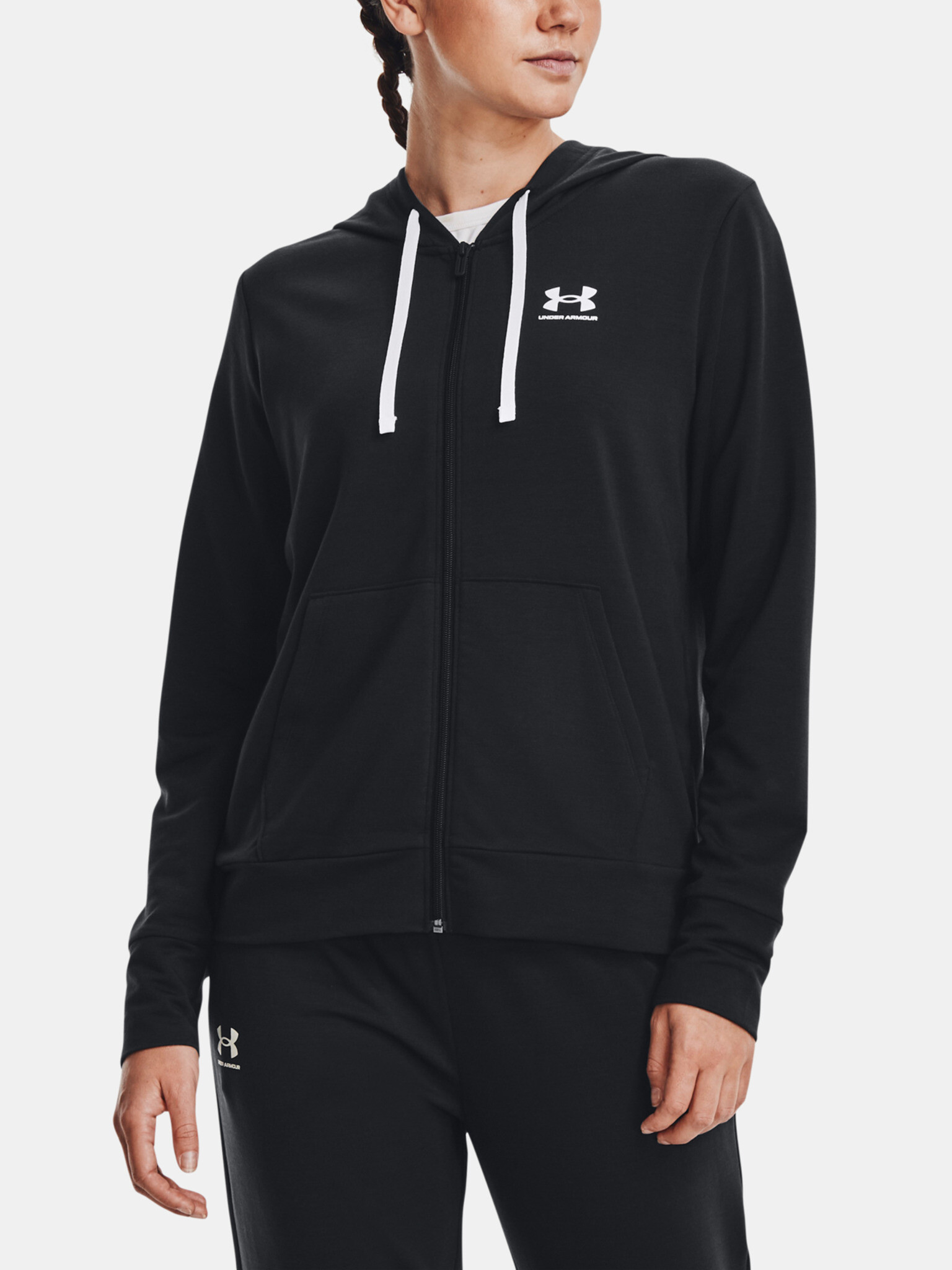 Under Armour Rival Terry FZ Hoodie Melegítő felső Fekete - Pepit.hu