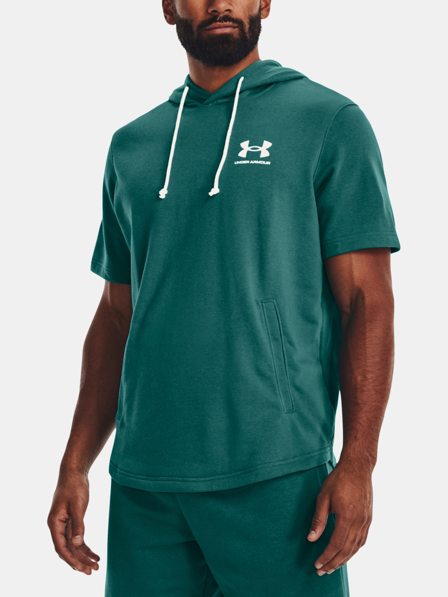 Under Armour Rival Terry LC SS HD Melegítő felső Zöld - Pepit.hu