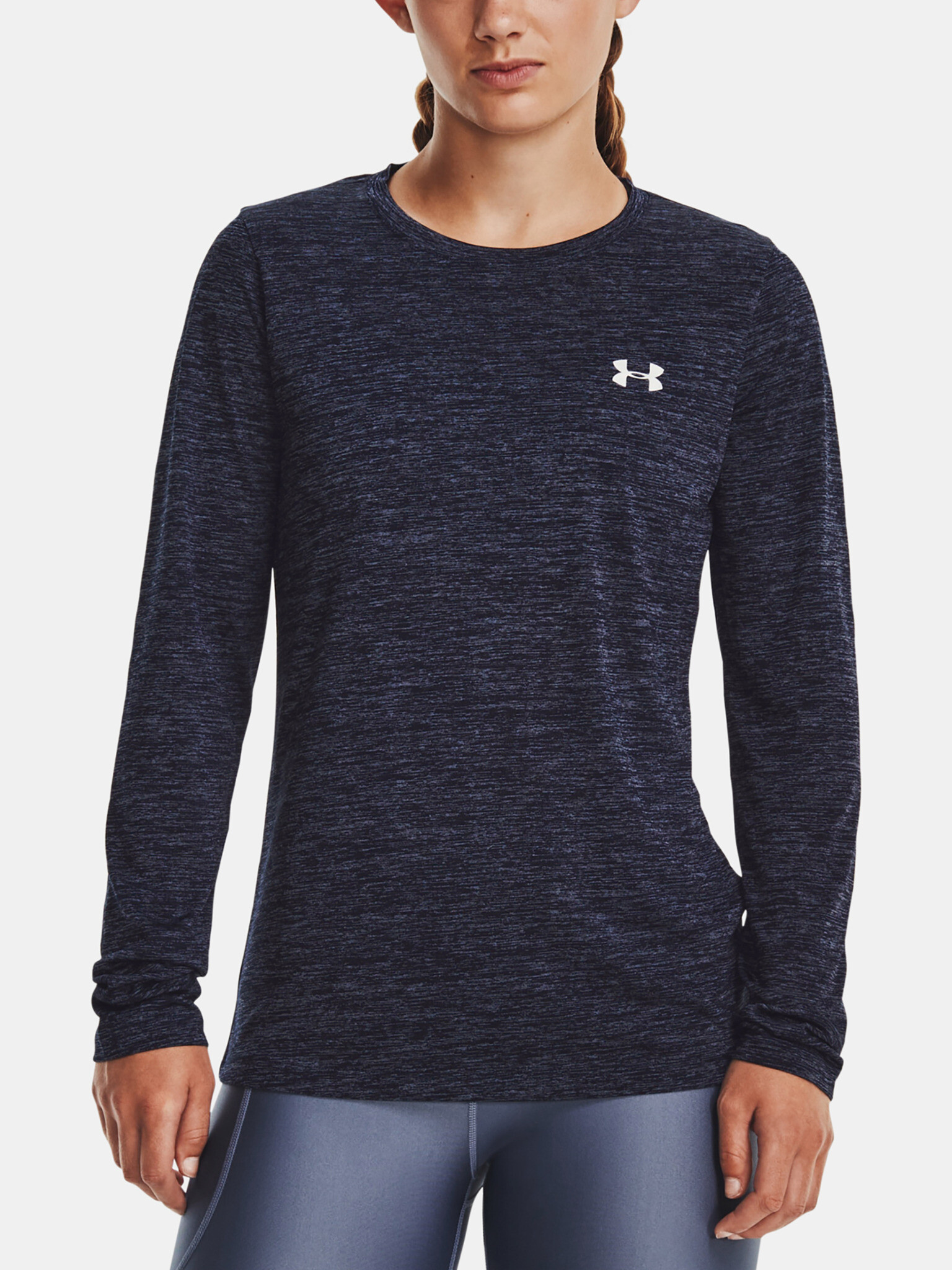 Under Armour Tech LS Crew Twist-NVY Póló Kék - Pepit.hu