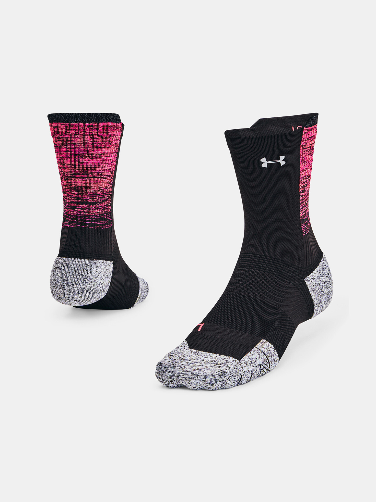 Under Armour UA AD Run Cushion Mid Zokni Fekete - Pepit.hu