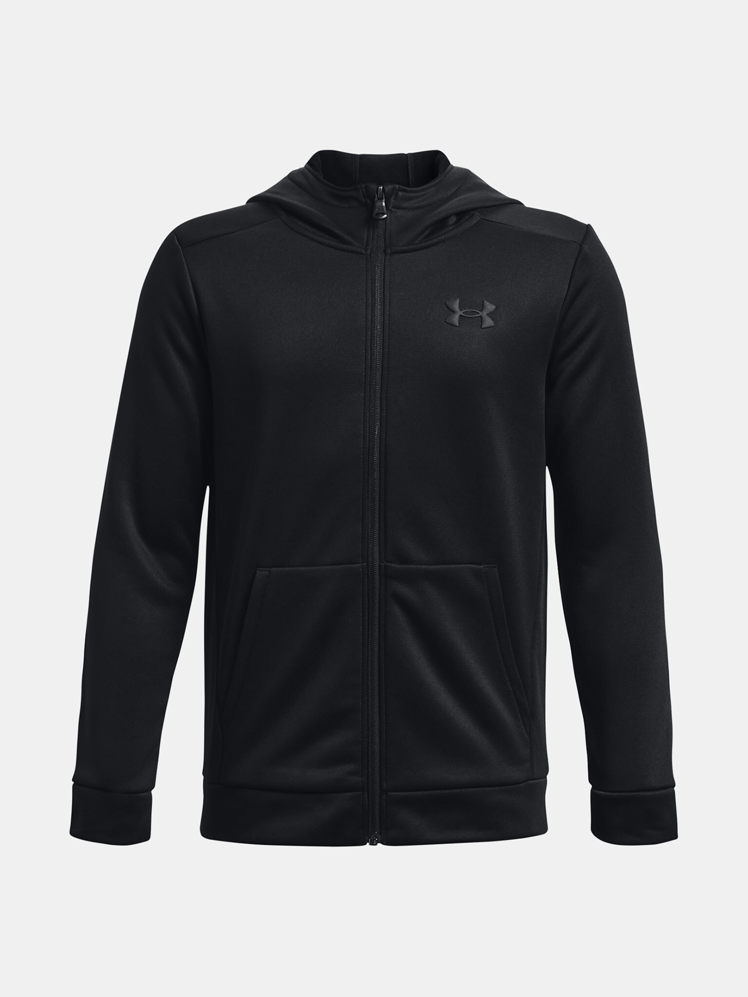 Under Armour UA Armour Fleece FZ Gyerek Melegítő felső Fekete - Pepit.hu