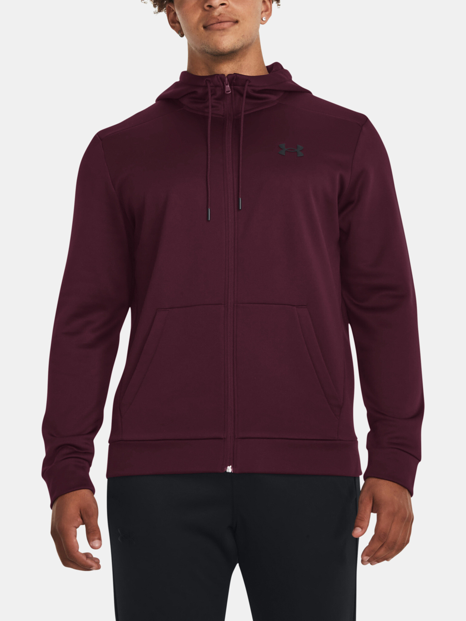 Under Armour UA Armour Fleece FZ Melegítő felső Piros - Pepit.hu