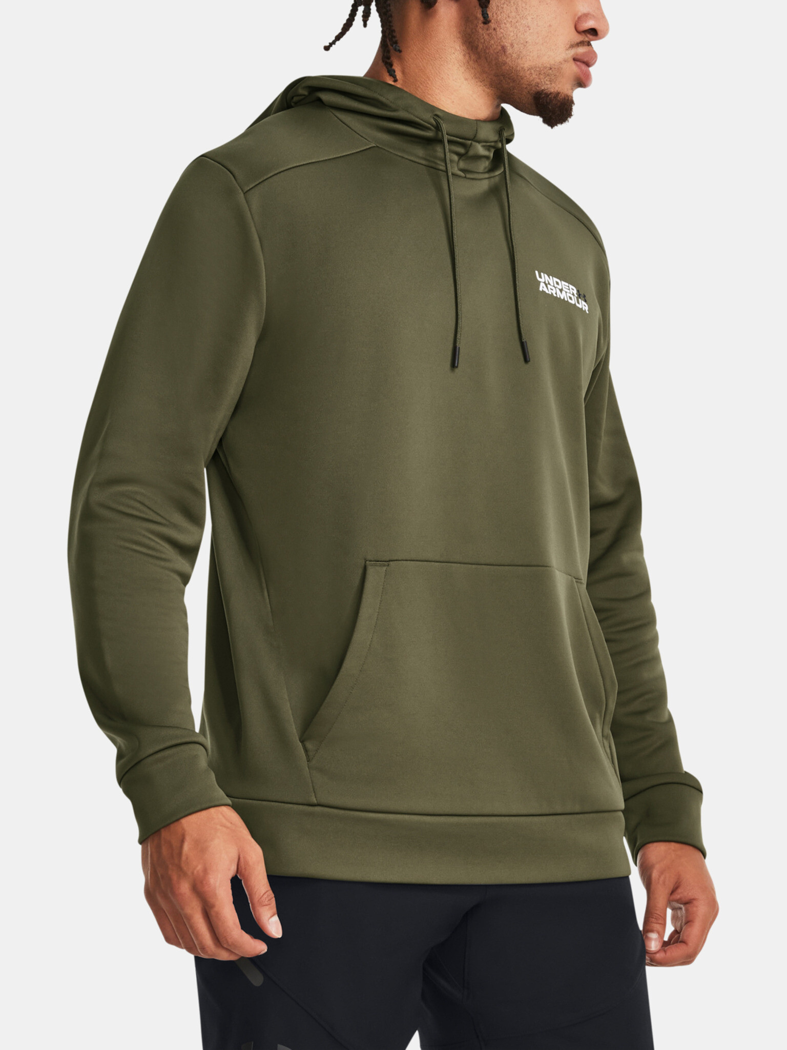 Under Armour UA Armour Fleece Graphic HD Melegítő felső Zöld - Pepit.hu