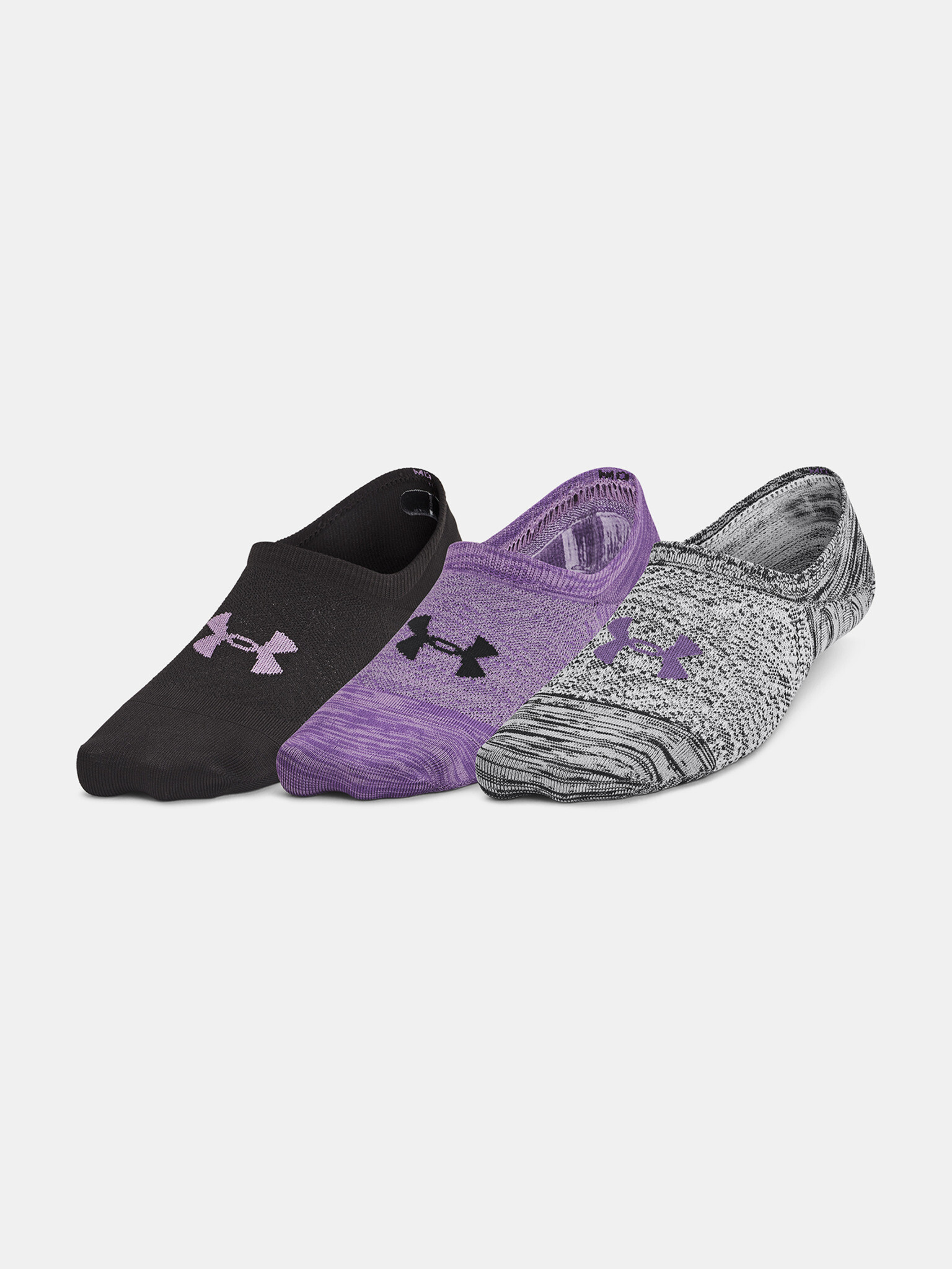 Under Armour UA Breathe Lite Ultra Low Zokni 3 pár Lila - Pepit.hu