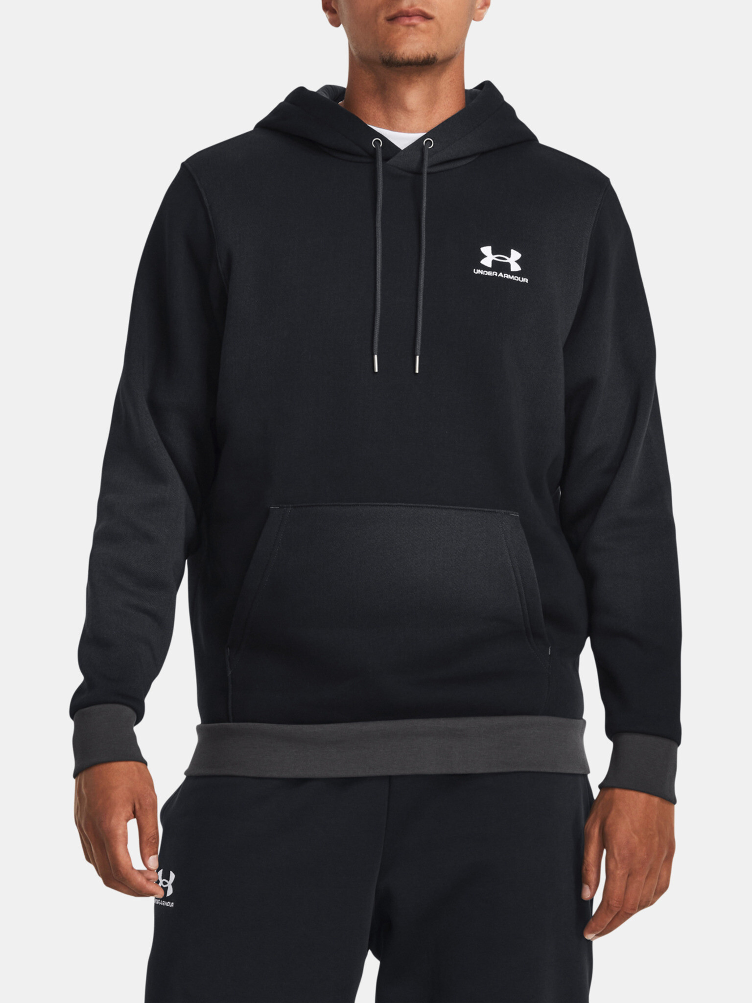 Under Armour UA Essential Flc Novelty HD Melegítő felső Fekete - Pepit.hu