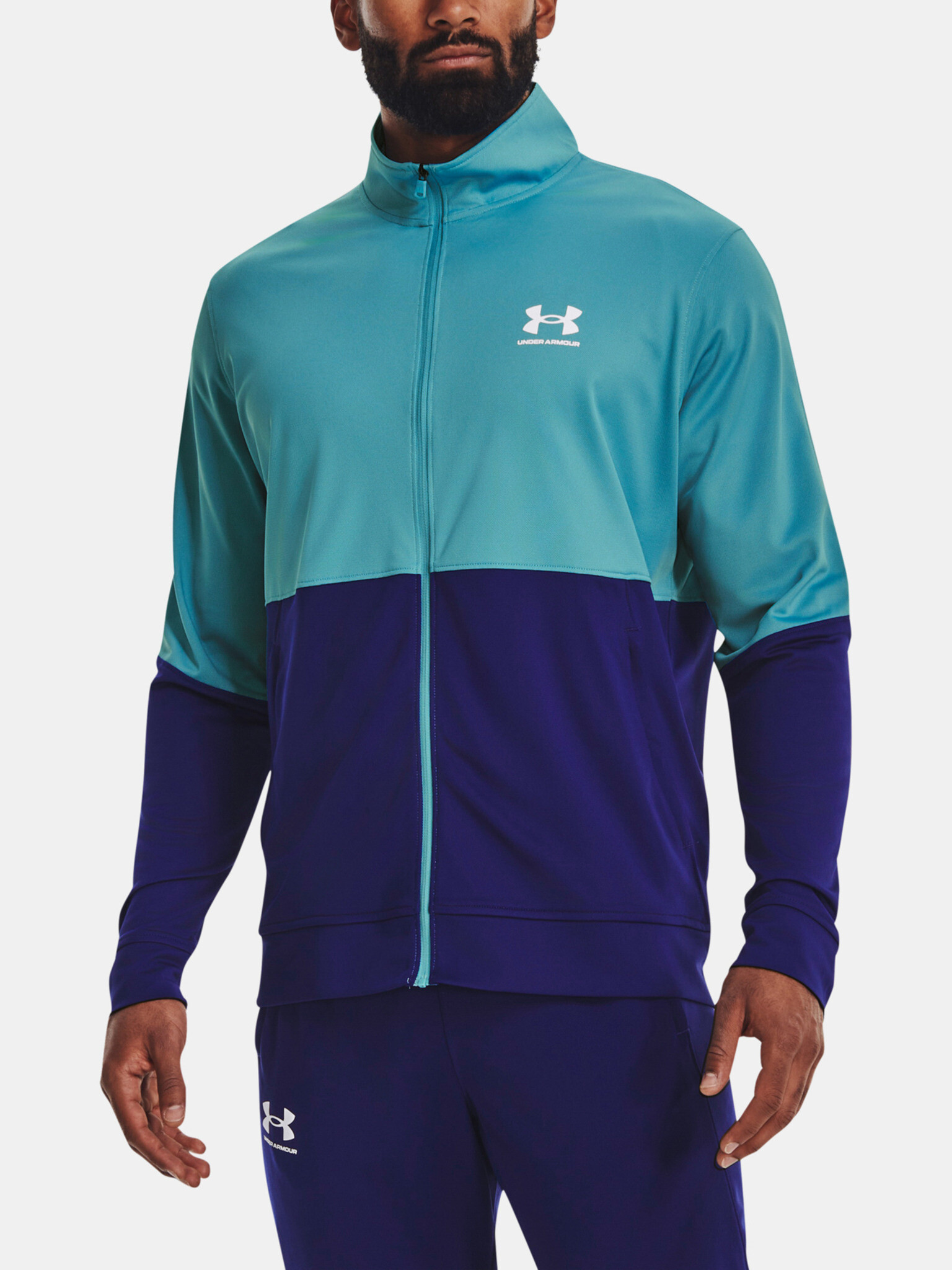 Under Armour UA Pique Track Dzseki Kék - Pepit.hu