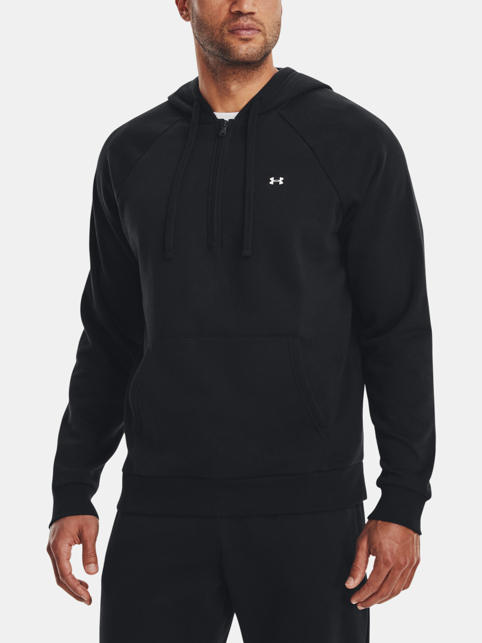 Under Armour UA Rival Fleece 1/2 Zip HD-BLK Melegítő felső Fekete - Pepit.hu