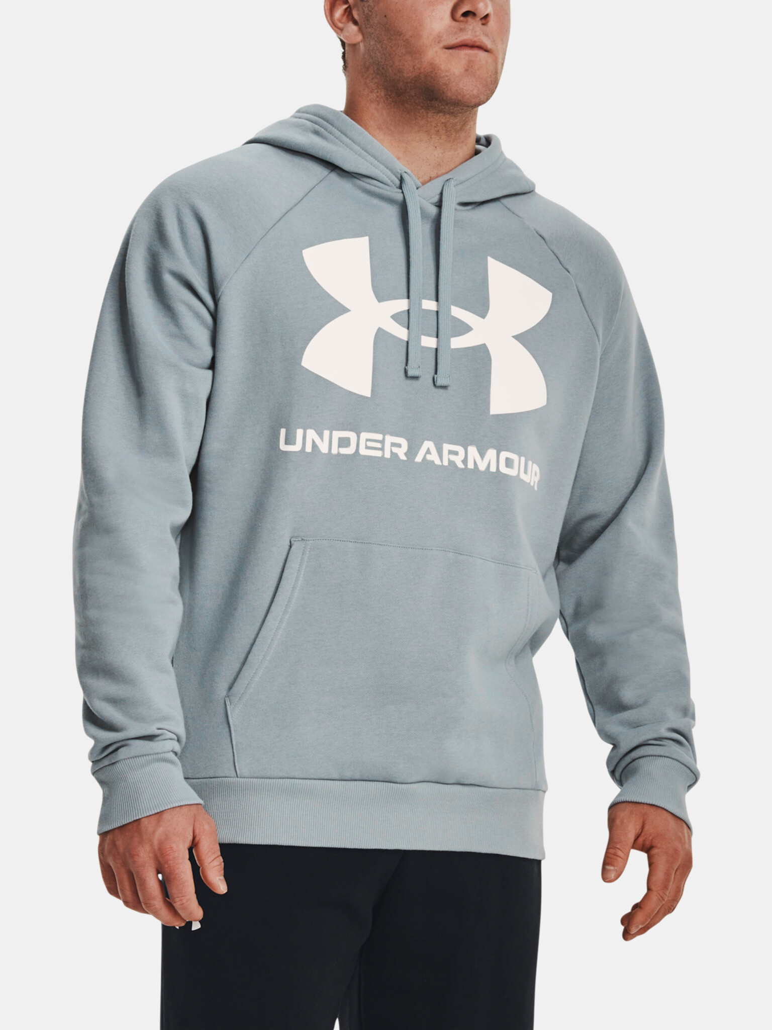 Under Armour UA Rival Fleece Big Logo HD Melegítő felső Kék - Pepit.hu