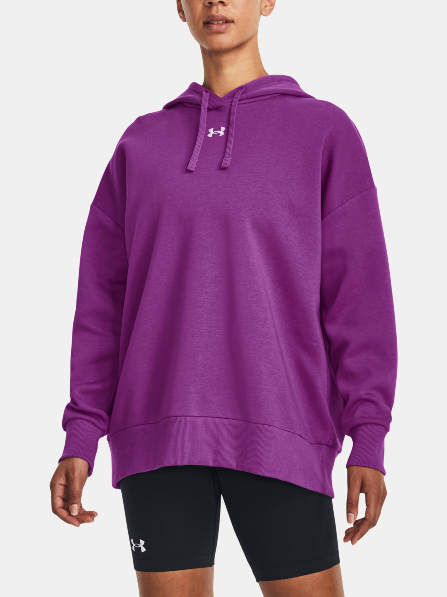 Under Armour UA Rival Fleece OS Hoodie Melegítő felső Lila - Pepit.hu