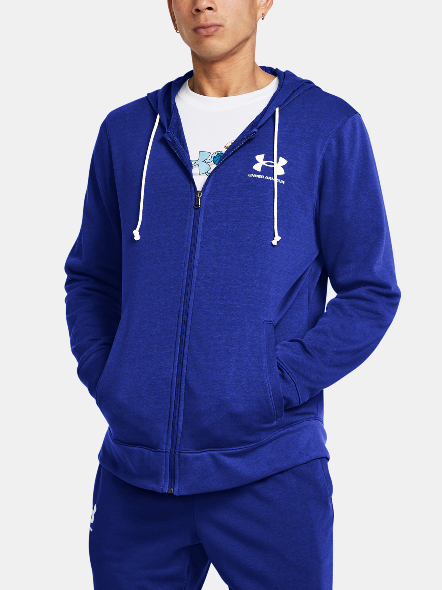 Under Armour UA Rival Terry LC FZ Melegítő felső Kék - Pepit.hu