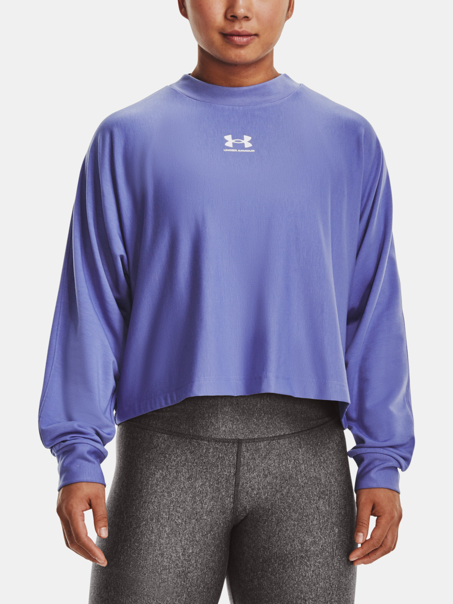 Under Armour UA Rival Terry Oversized Crw Melegítő felső Kék - Pepit.hu