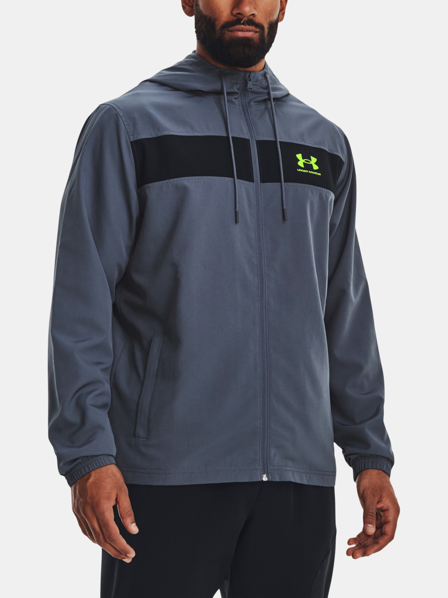 Under Armour UA Sportstyle Windbreaker Dzseki Szürke - Pepit.hu