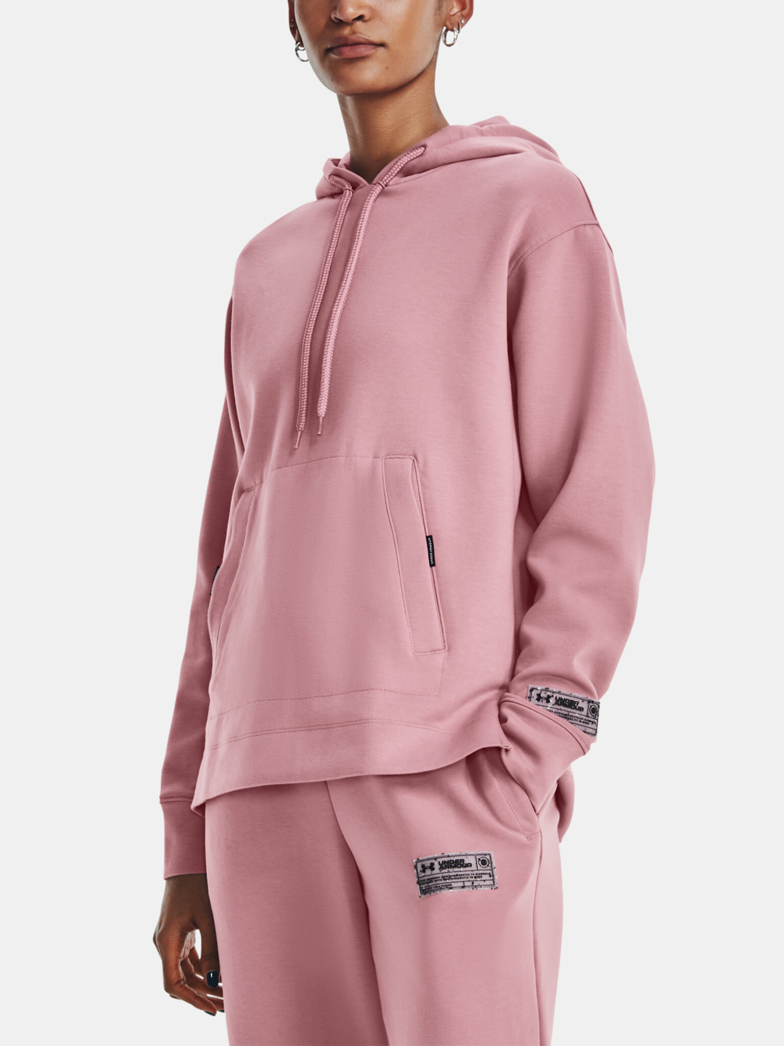 Under Armour UA Summit Knit Hoodie Melegítő felső Rózsaszín - Pepit.hu