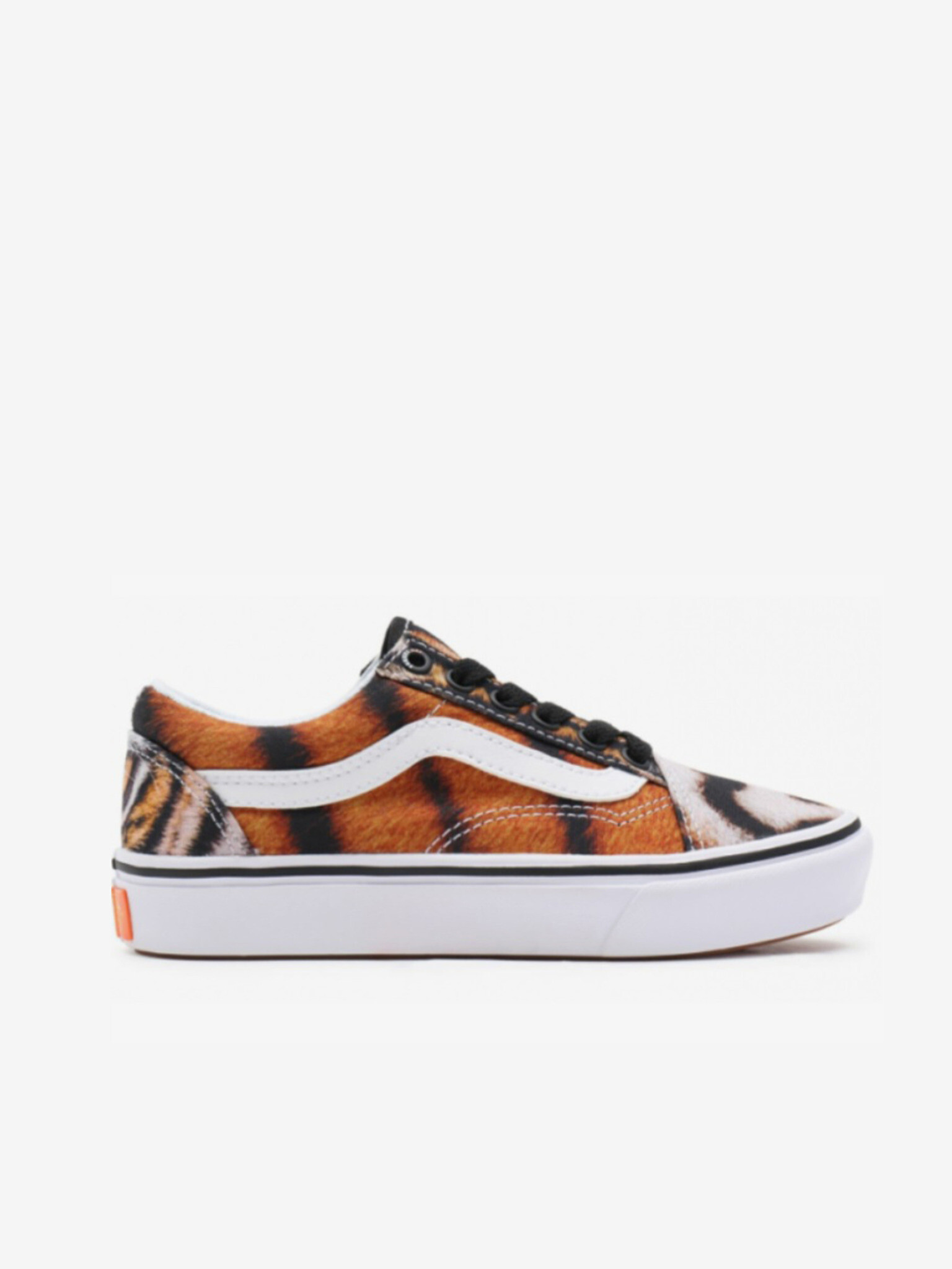 Vans x Project Cat Comfycush Old Skool Gyerek sportcipő Fehér Barna - Pepit.hu