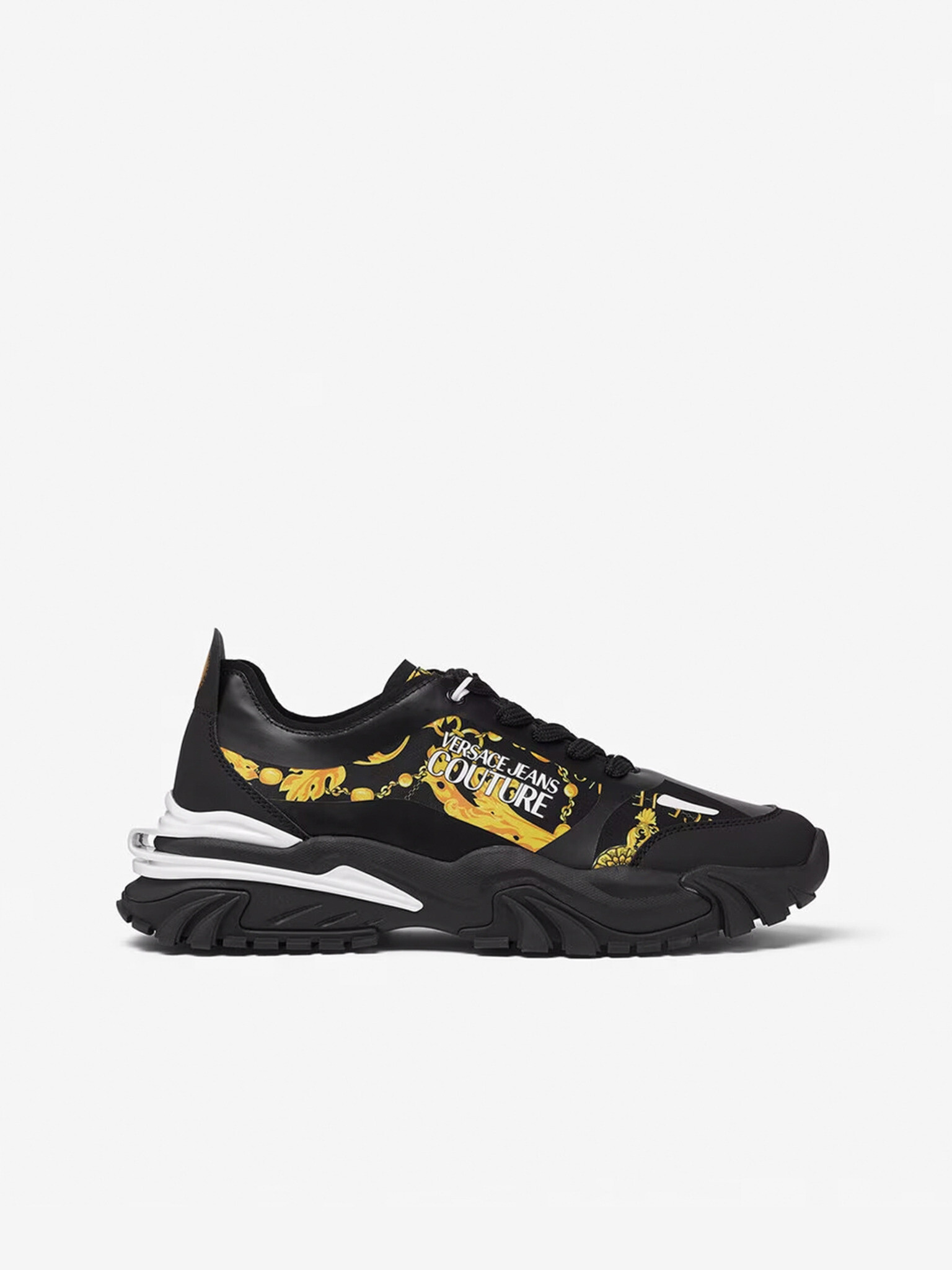 Versace Jeans Couture Fondo New Trail Trek Dis.10 Sportcipő Fekete - Pepit.hu