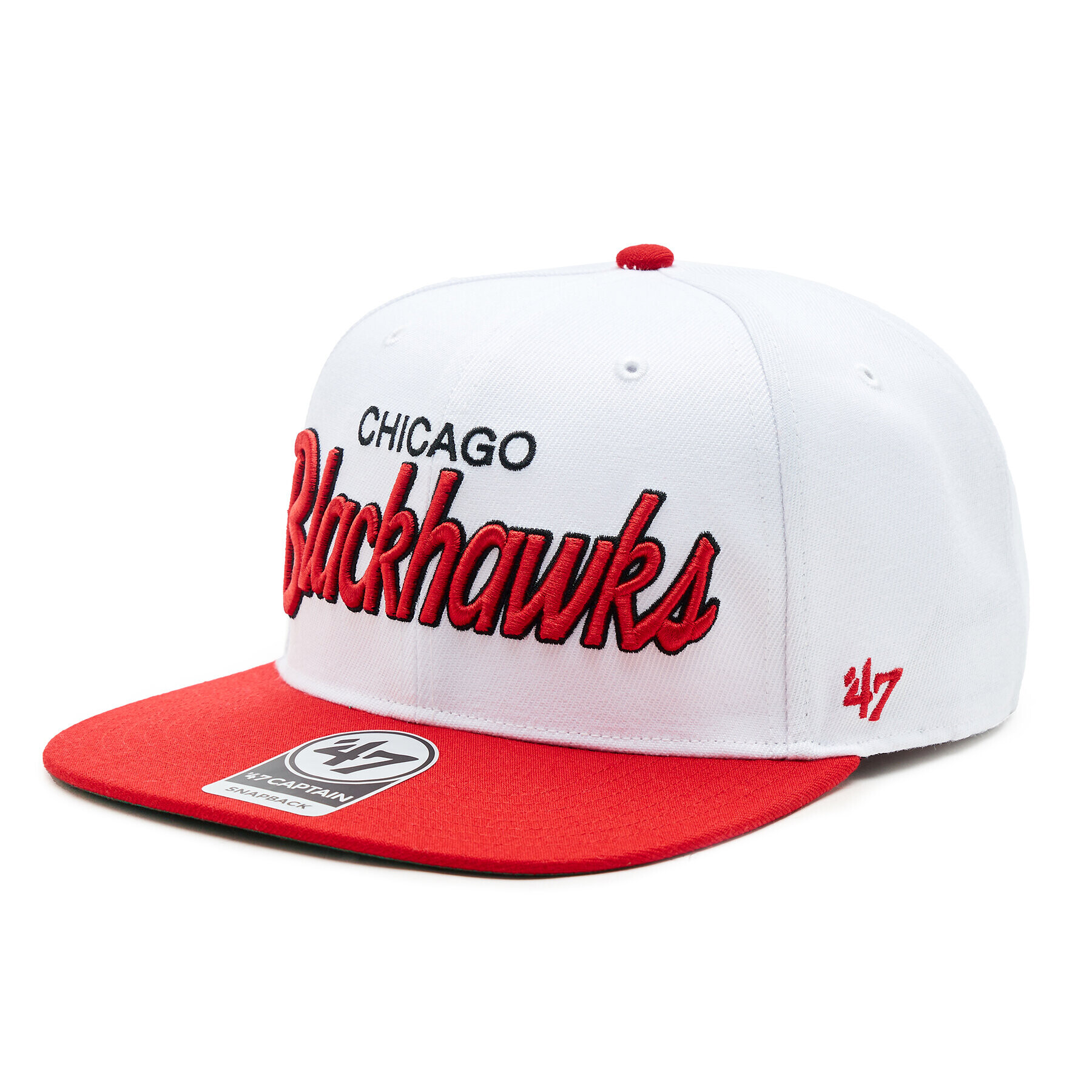 47 Brand Baseball sapka NHL Chicago Blackhawks Crosstown Script Two tone '47 CAPTAIN H-CTWTT04WBP-WH Fehér - Pepit.hu