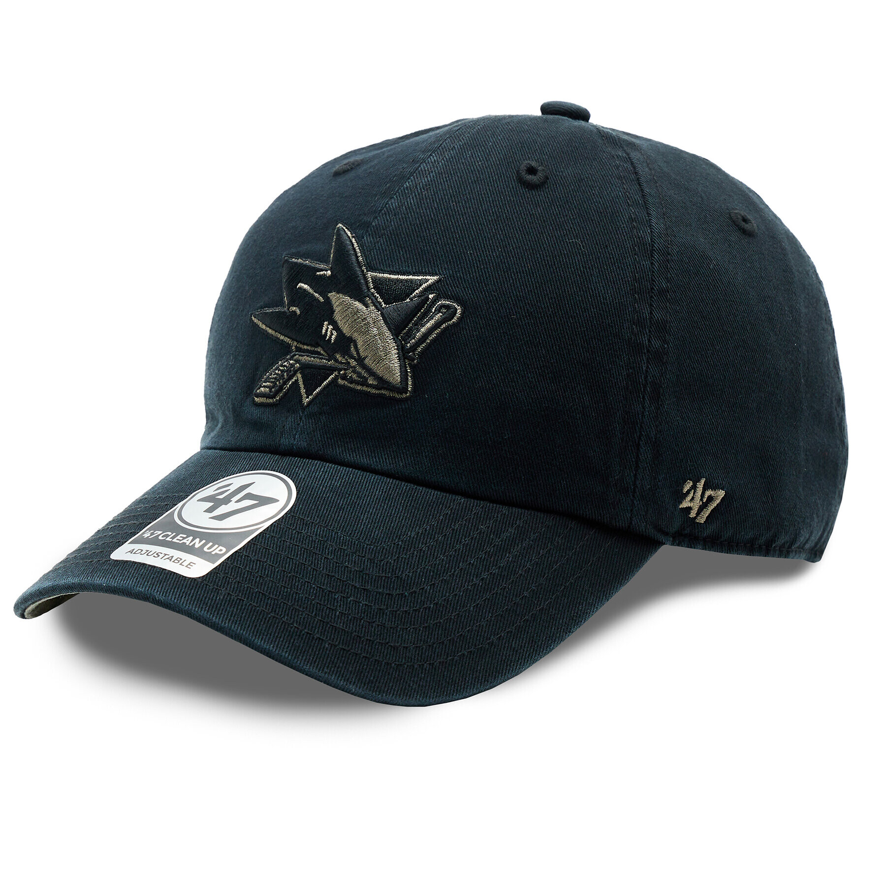 47 Brand Baseball sapka NHL San Jose Sharks Ballpark Camo '47 CLEAN UP H-BPCAM22GWS-BK Fekete - Pepit.hu