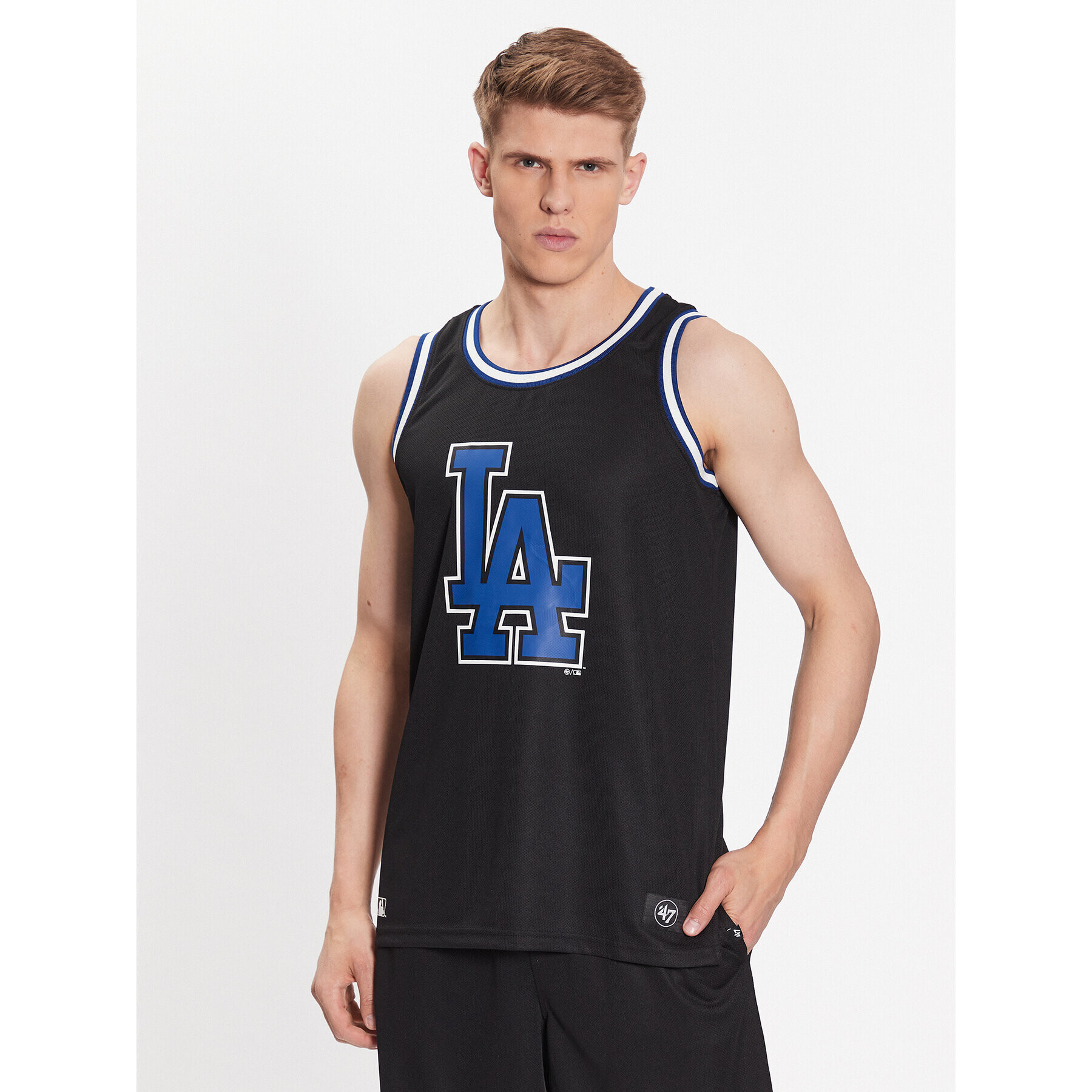 47 Brand Trikó Los Angeles Dodgers 47 Grafton Tank Fekete Regular Fit - Pepit.hu