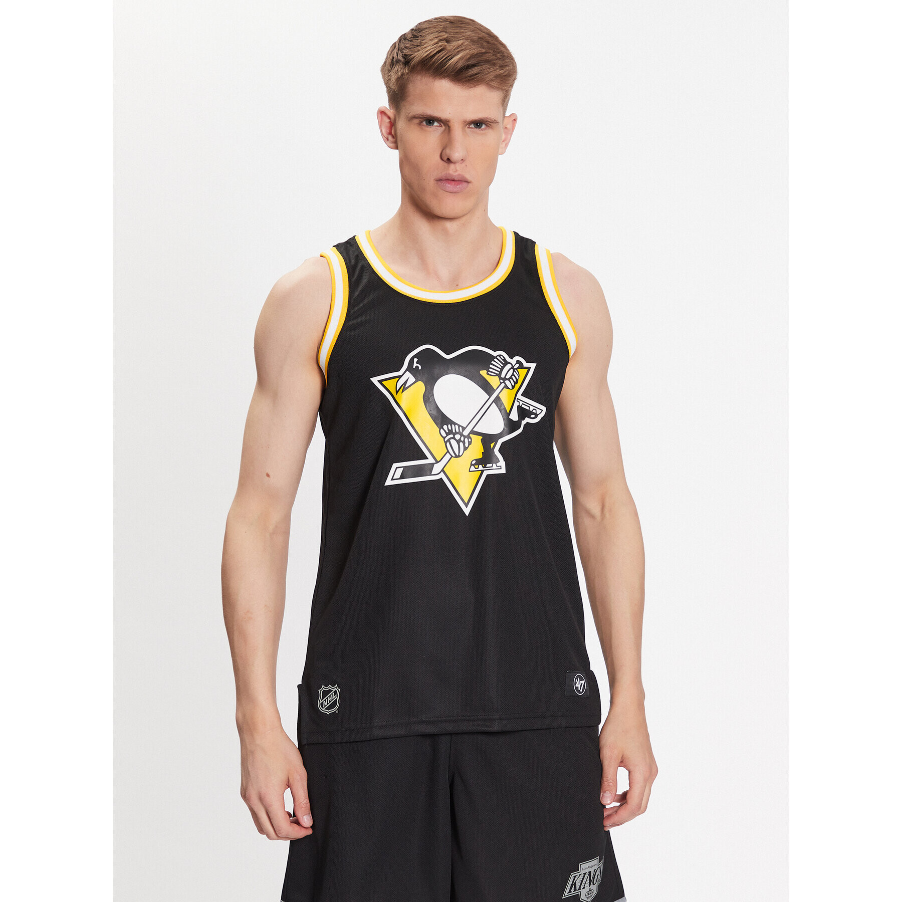 47 Brand Trikó Pittsburgh Penguins 47 Grafton Tank Fekete Regular Fit - Pepit.hu