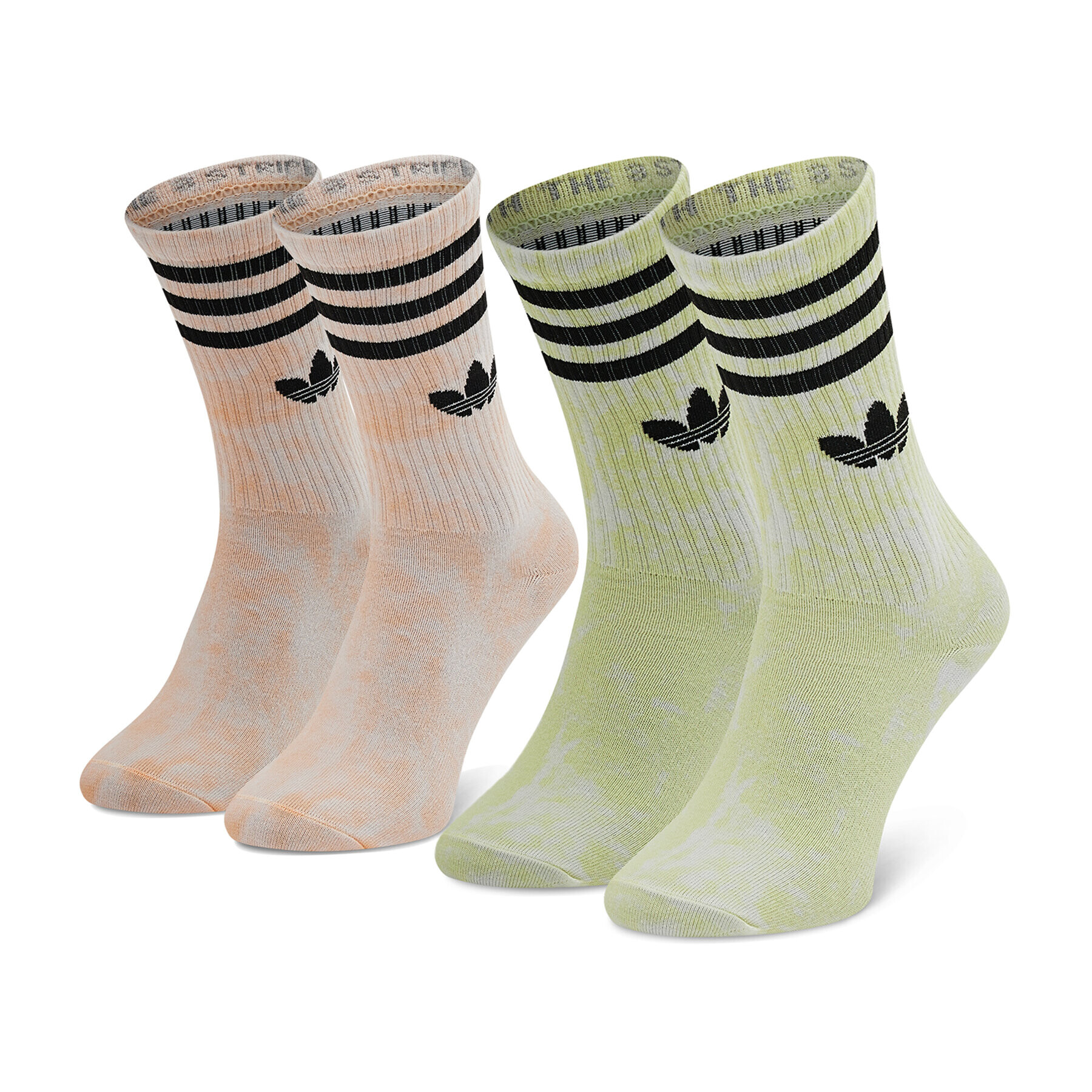 adidas 2 pár hosszú szárú unisex zokni Tie Dye Sock HA4676 Rózsaszín - Pepit.hu