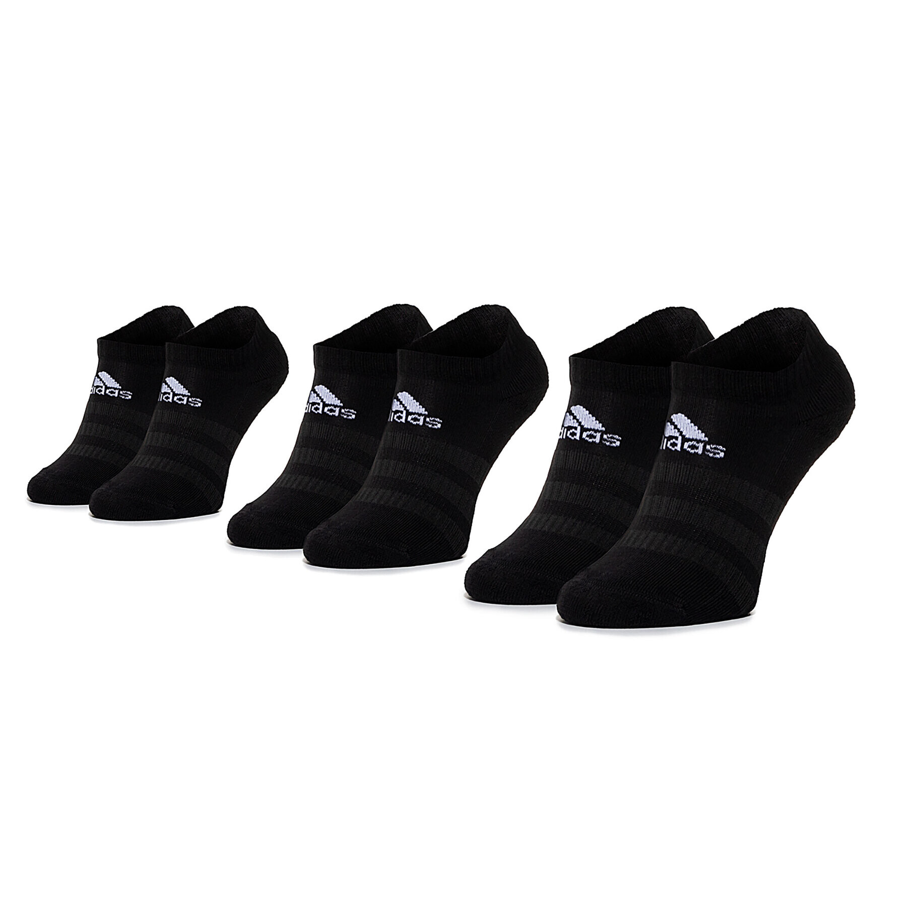 adidas 3 pár unisex bokazokni Cush Low 3PP DZ9385 Fekete - Pepit.hu