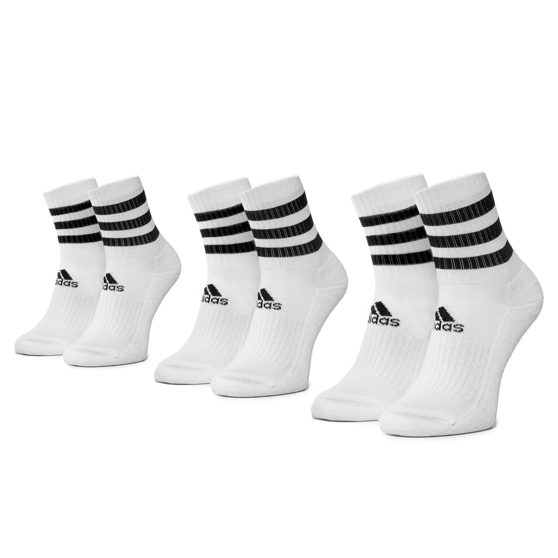 adidas 3 pár uniszex hosszú szárú zokni 3S Csh Crw3p DZ9346 Fehér - Pepit.hu