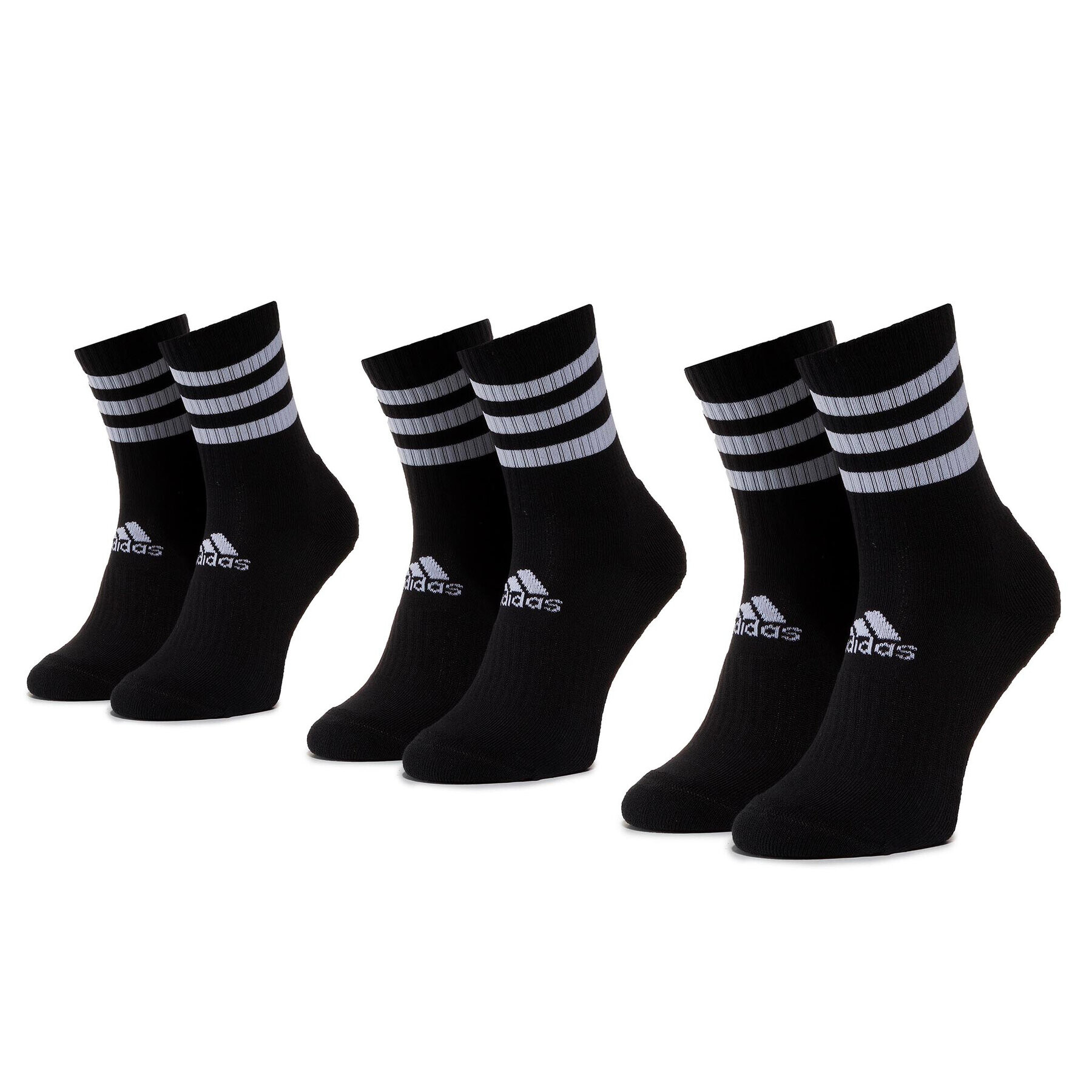 adidas 3 pár uniszex hosszú szárú zokni 3s Csh Crw3p DZ9347 Fekete - Pepit.hu