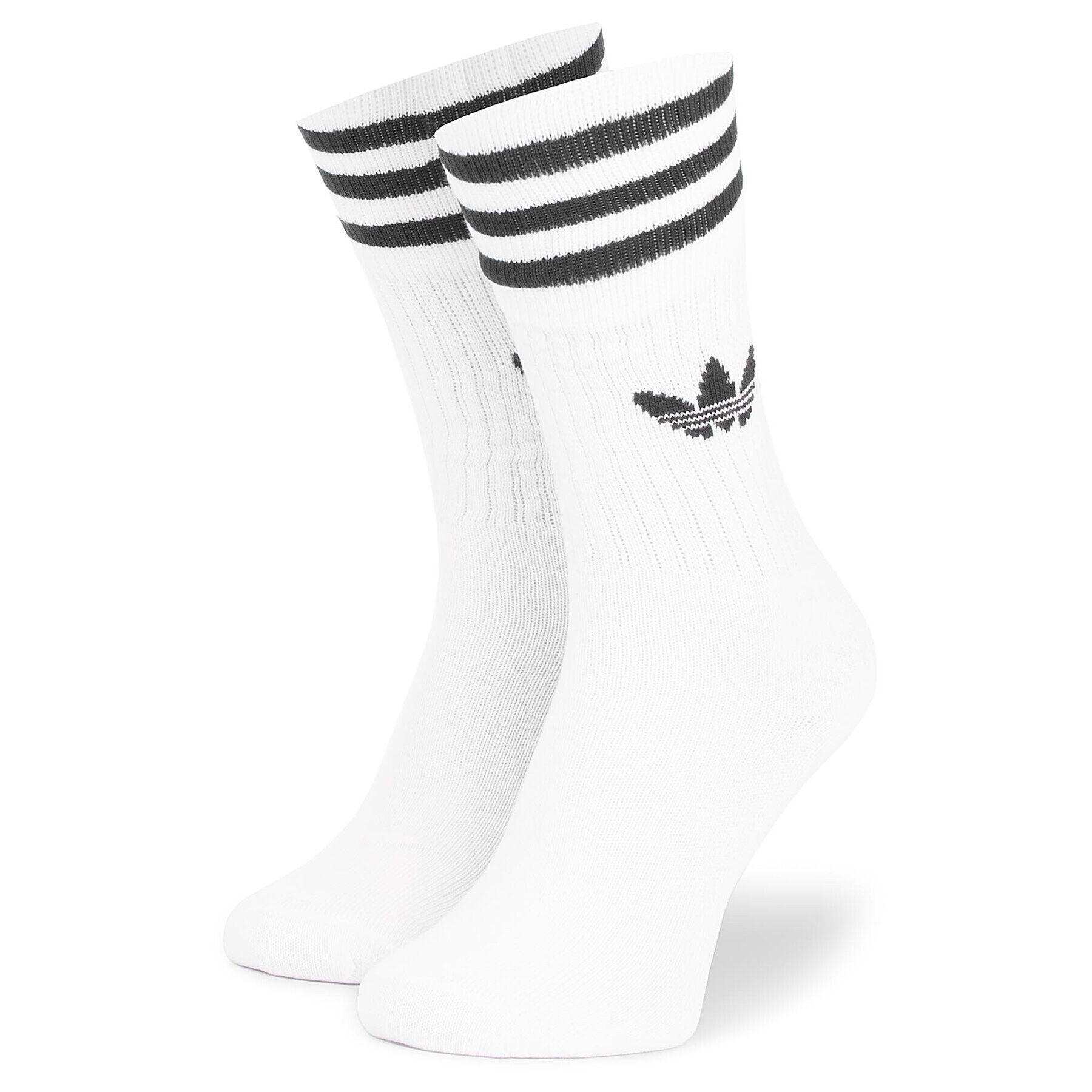 adidas 3 pár uniszex hosszú szárú zokni Solid Crew Sock S21489 Fehér - Pepit.hu