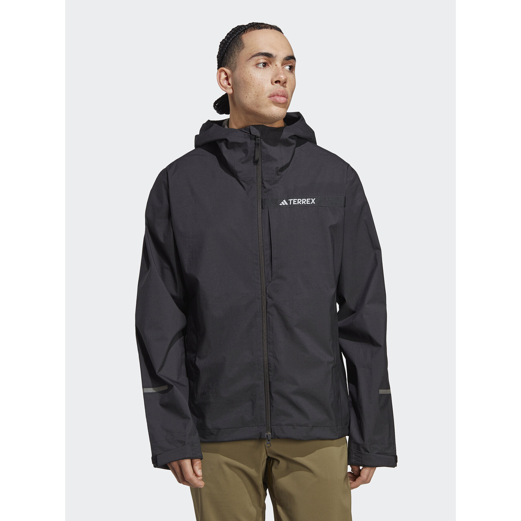 adidas Átmeneti kabát Terrex Multi RAIN.RDY 2.5-Layer Rain Jacket HM4051 Fekete Regular Fit - Pepit.hu