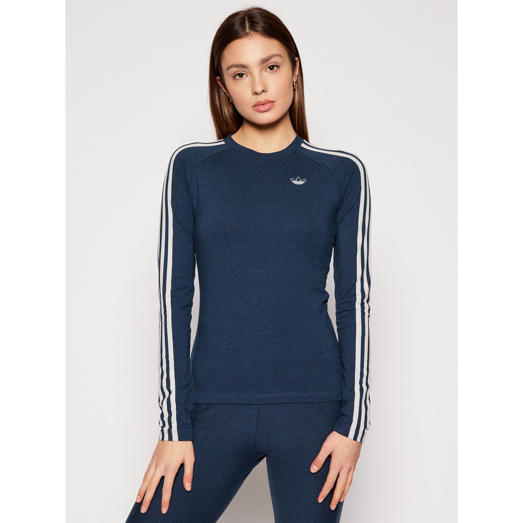 adidas Blúz Fakten GN4381 Sötétkék Slim Fit - Pepit.hu