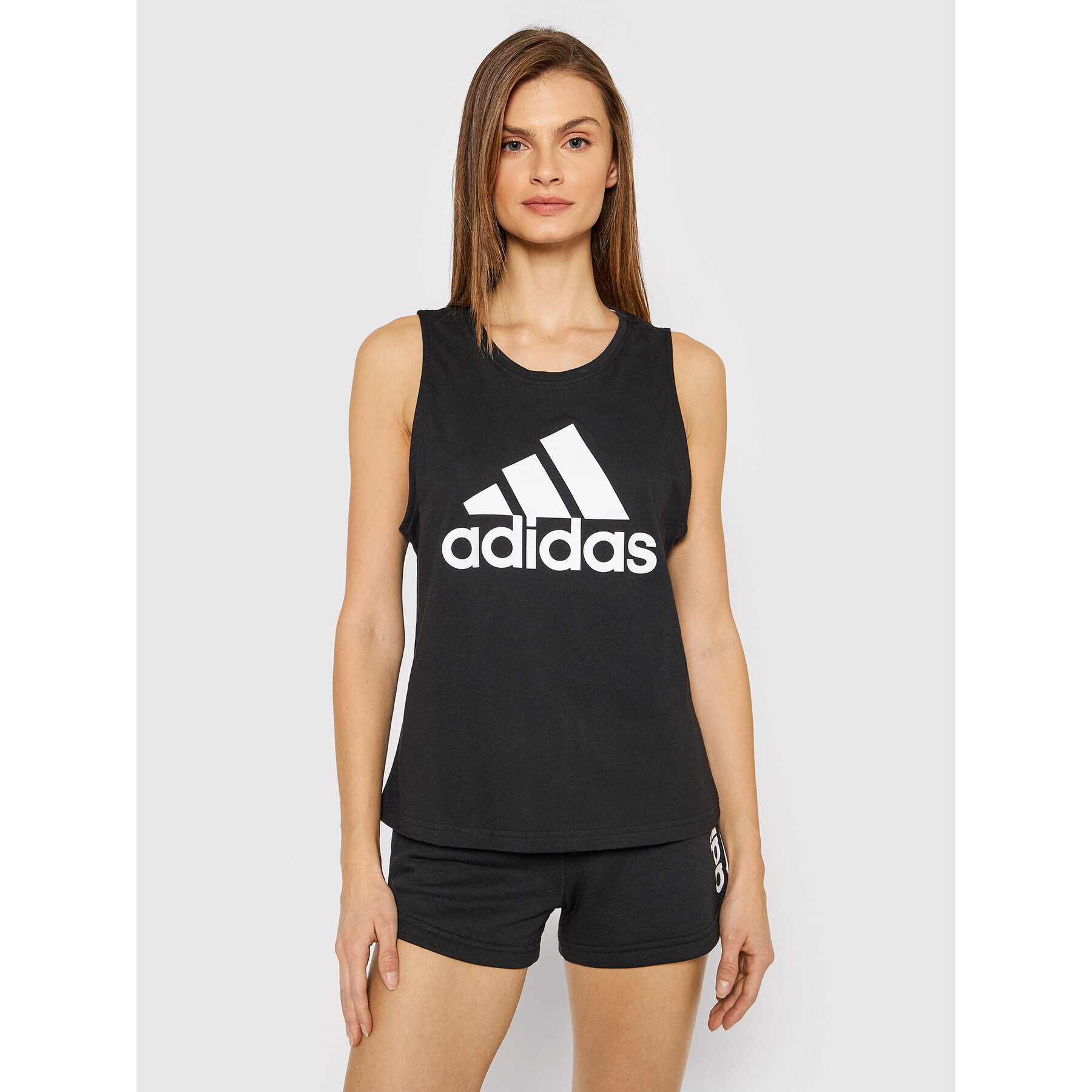 adidas Blúz GS1359 Fekete Regular Fit - Pepit.hu