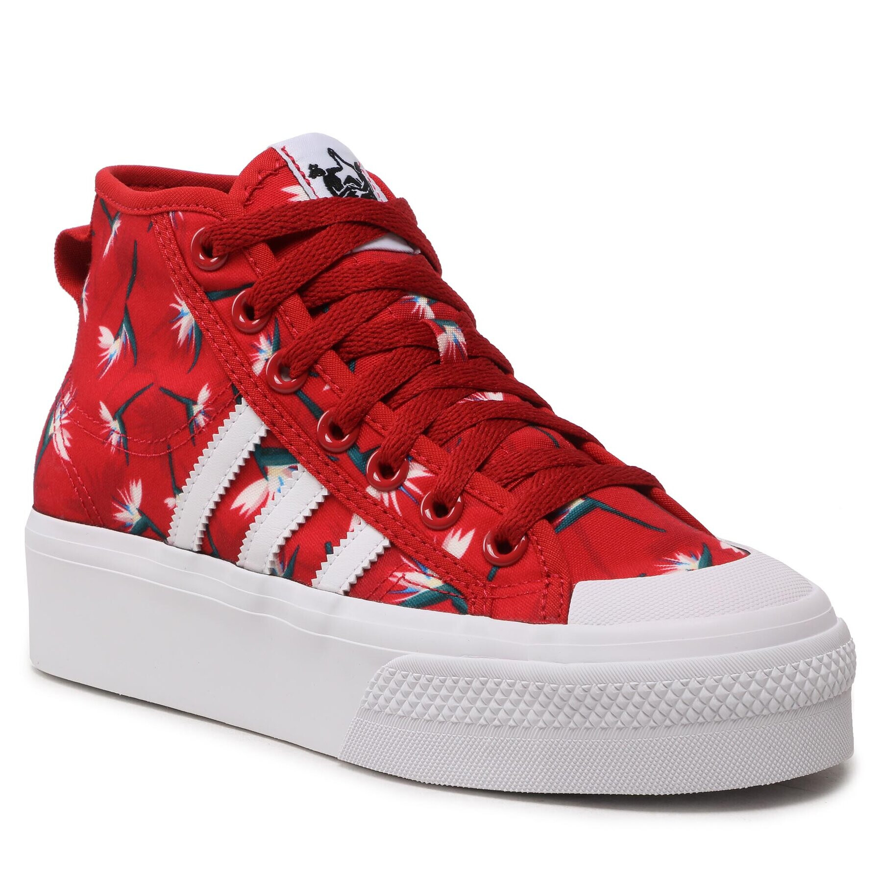 adidas Cipő Nizza Platform Mid Tm W GY9561 Piros - Pepit.hu