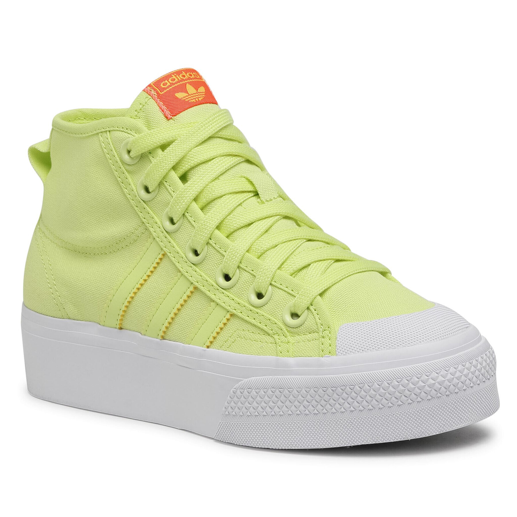 adidas Cipő Nizza Platform Mid W FY7580 Sárga - Pepit.hu