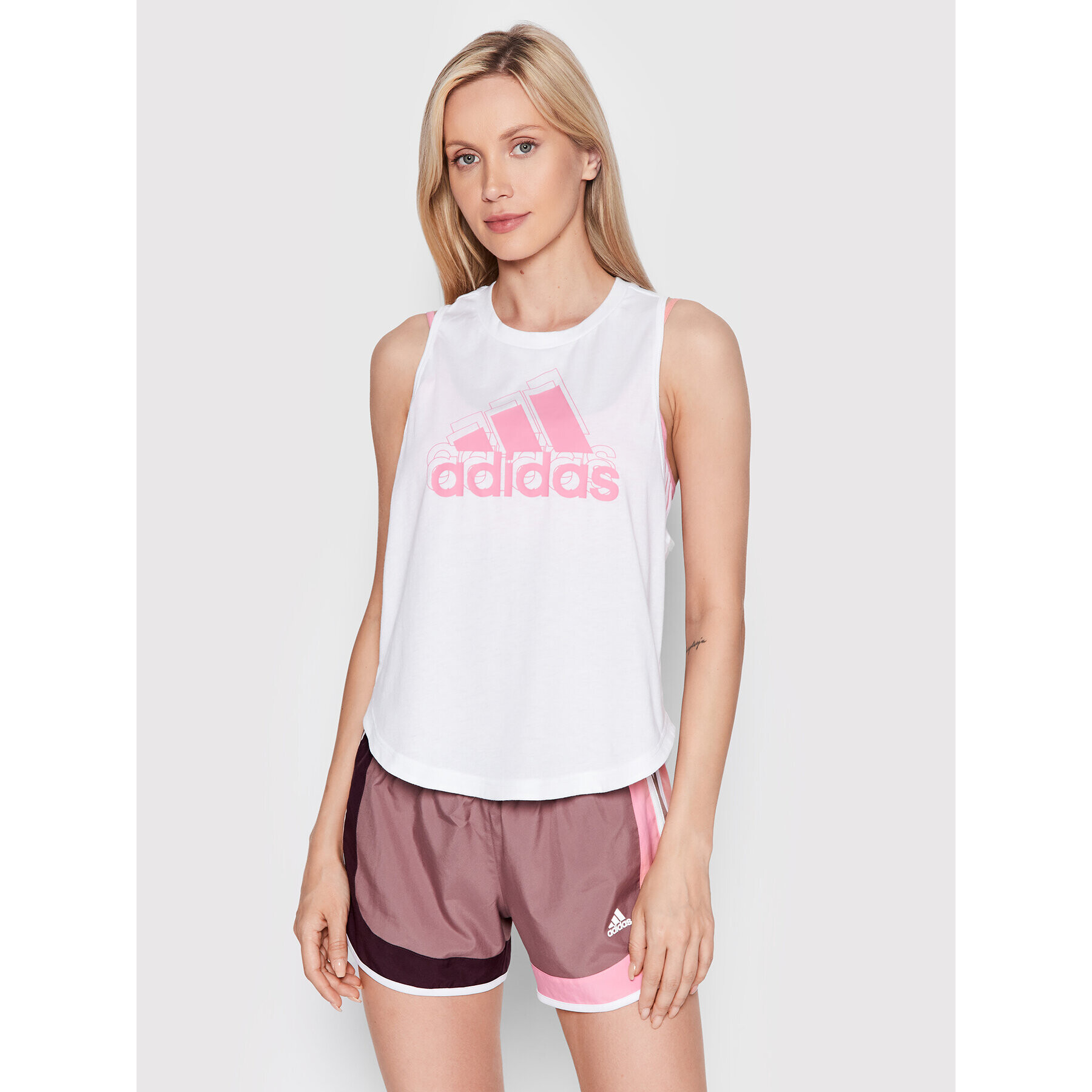 adidas Felső Made For Training HK2592 Fehér Regular Fit - Pepit.hu