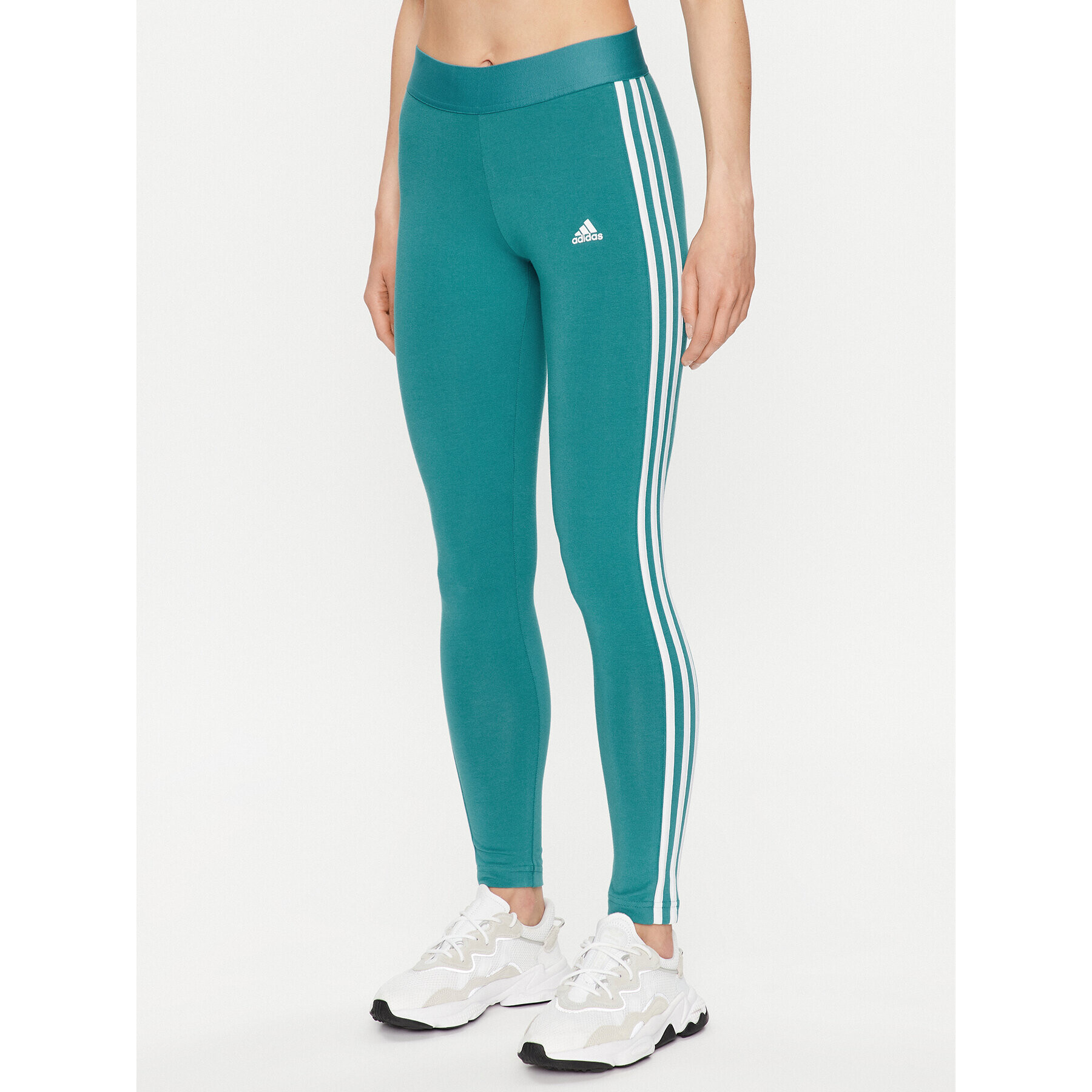 adidas Leggings 3 Stripes Leggings IM2851 Türkizkék - Pepit.hu