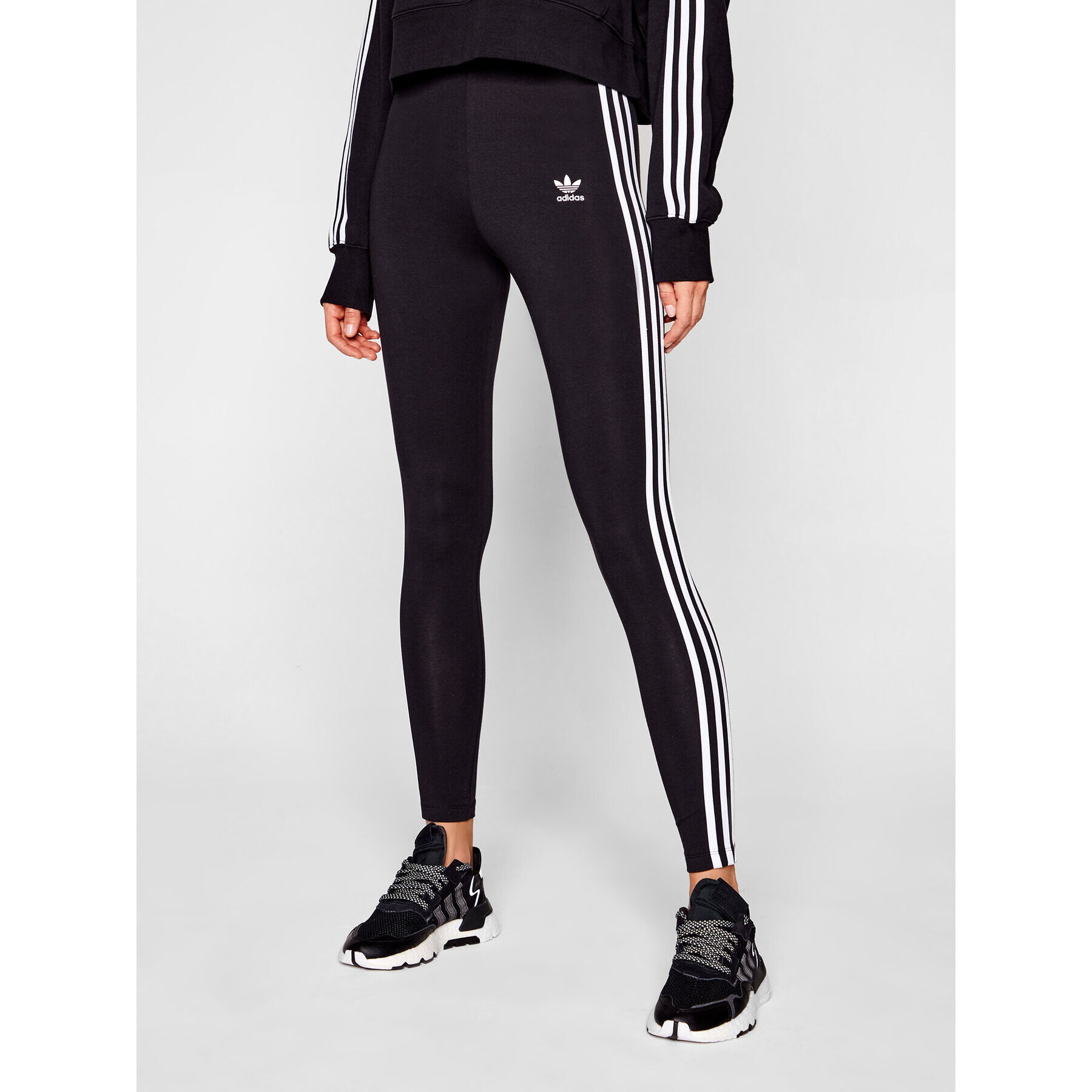 adidas Leggings adicolor Classics 3-Stripes GN4504 Fekete Tight Fit - Pepit.hu