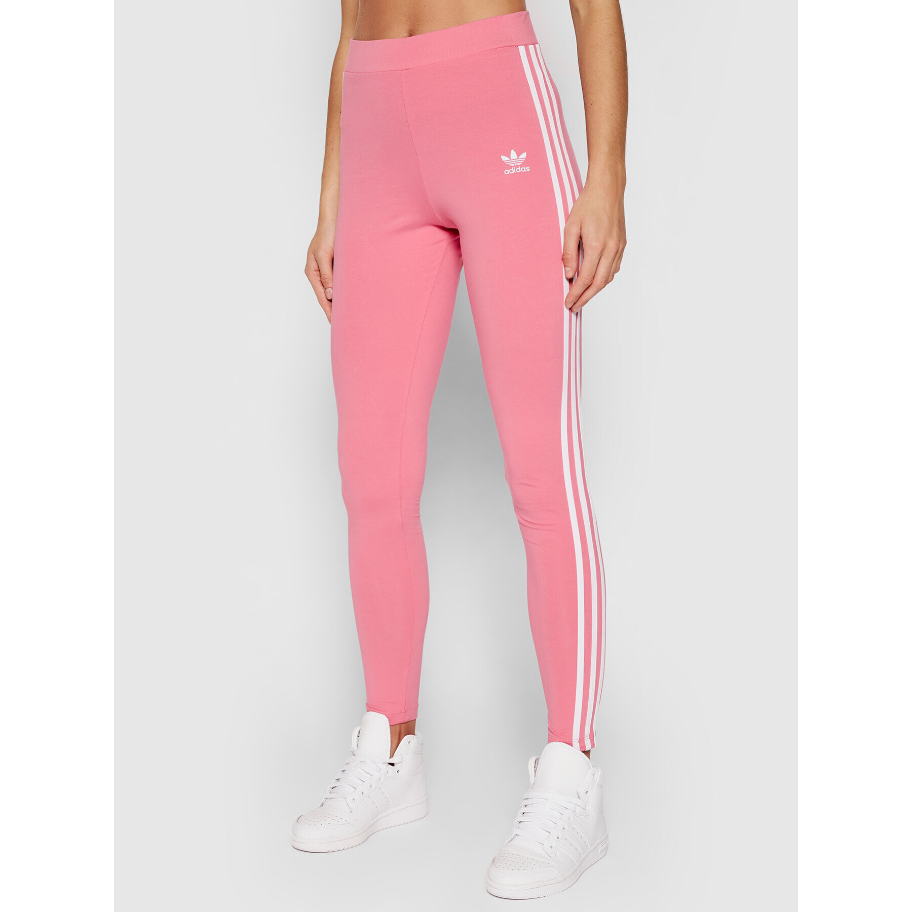 adidas Leggings adicolor Classics 3-Stripes H09422 Rózsaszín Slim Fit - Pepit.hu