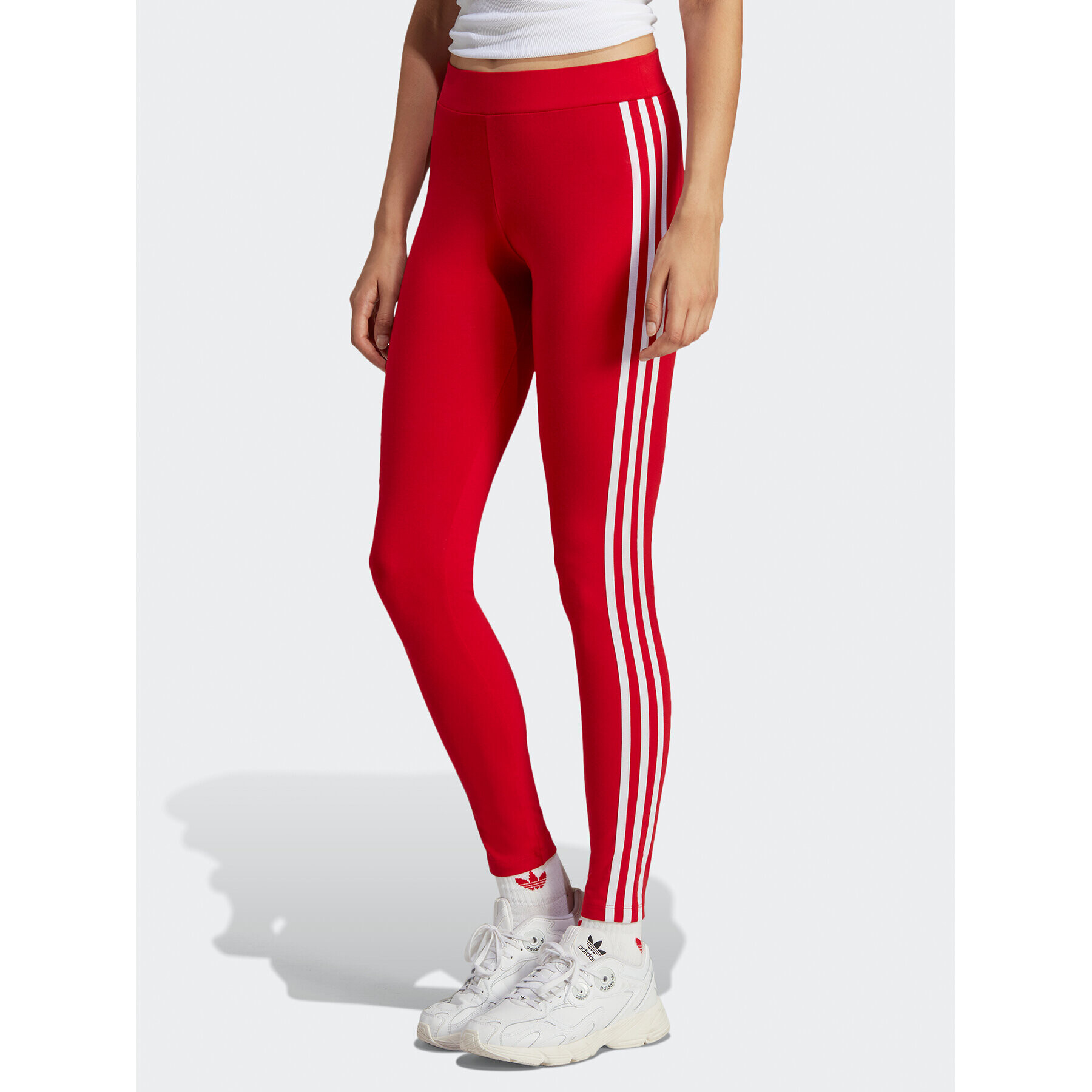 adidas Leggings Adicolor Classics 3-Stripes Leggings IB7382 Piros - Pepit.hu