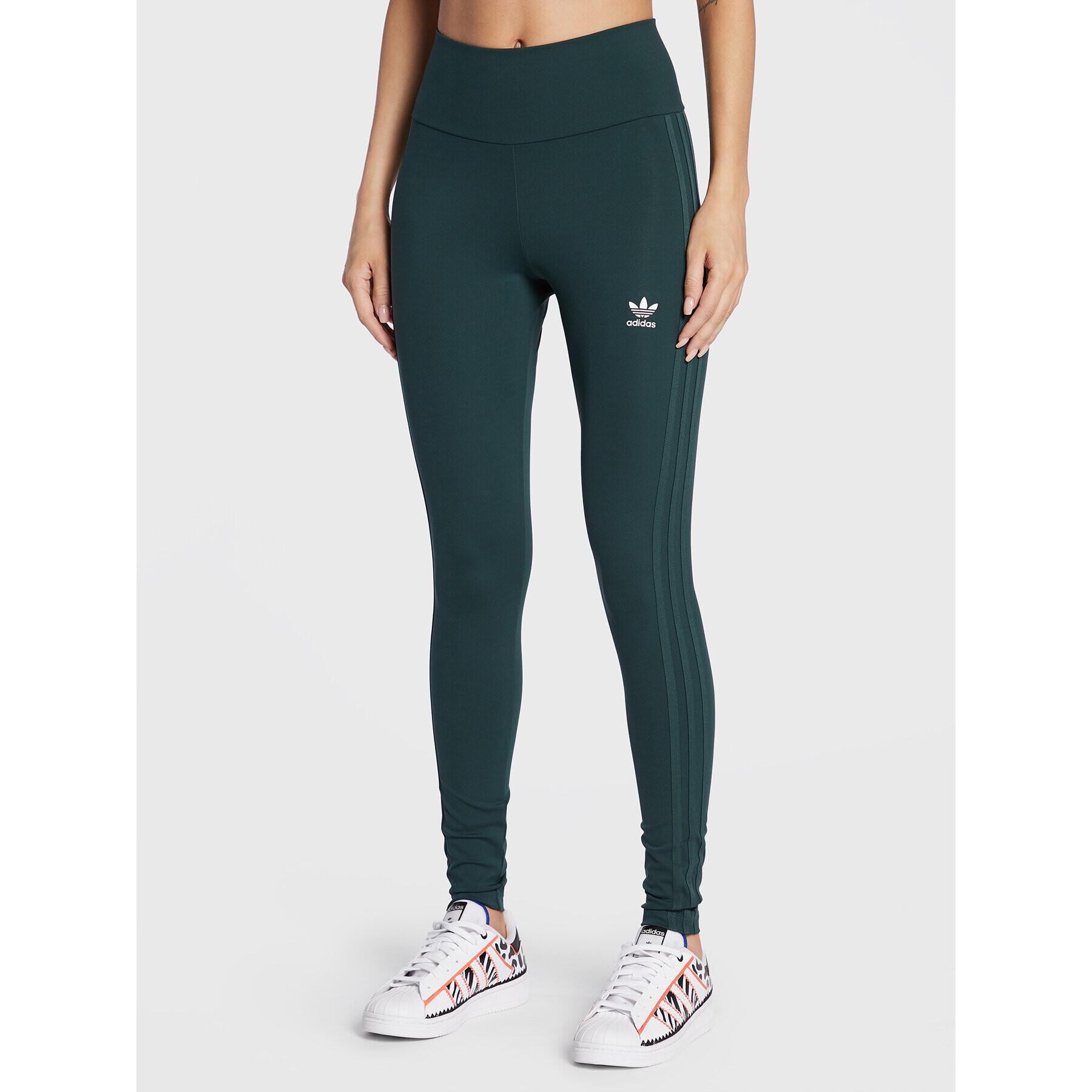 adidas Leggings adicolor Tight HN5904 Zöld Slim Fit - Pepit.hu