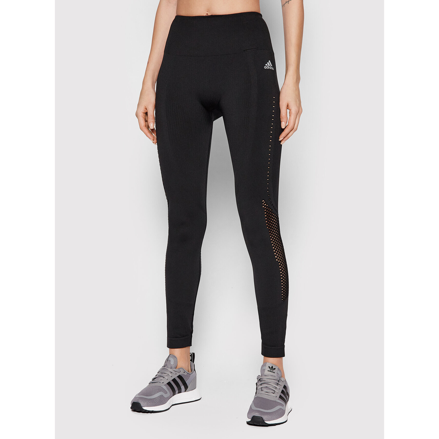 adidas Leggings Aeroknit Running H57769 Fekete Tight Fit - Pepit.hu