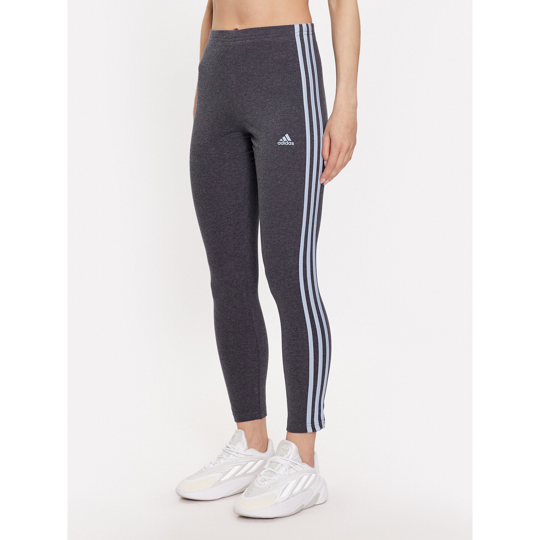 adidas Leggings Essentials 3-Stripes High-Waisted Single Jersey Leggings IL3310 Szürke - Pepit.hu