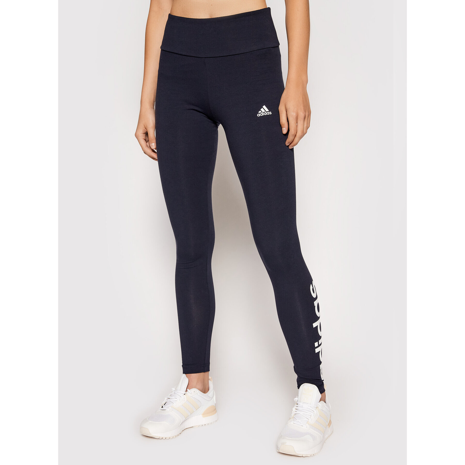 adidas Leggings Essentials Logo H07781 Sötétkék Extra Slim Fit - Pepit.hu