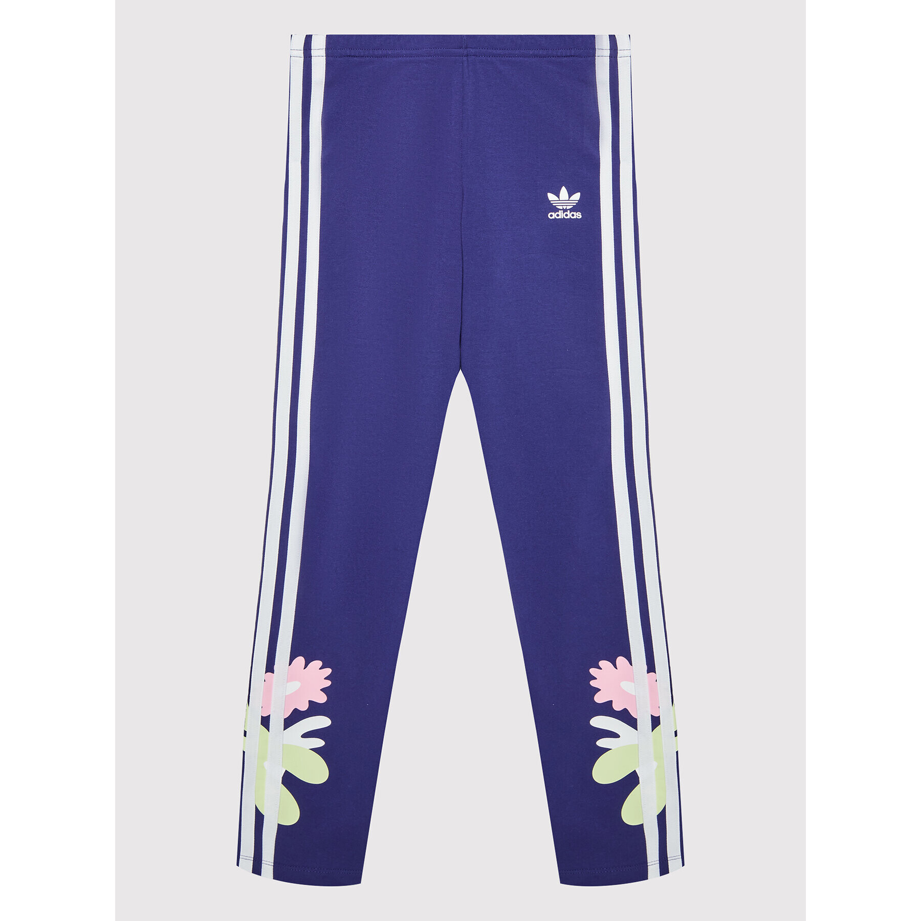 adidas Leggings Flower Print HF7469 Sötétkék Slim Fit - Pepit.hu