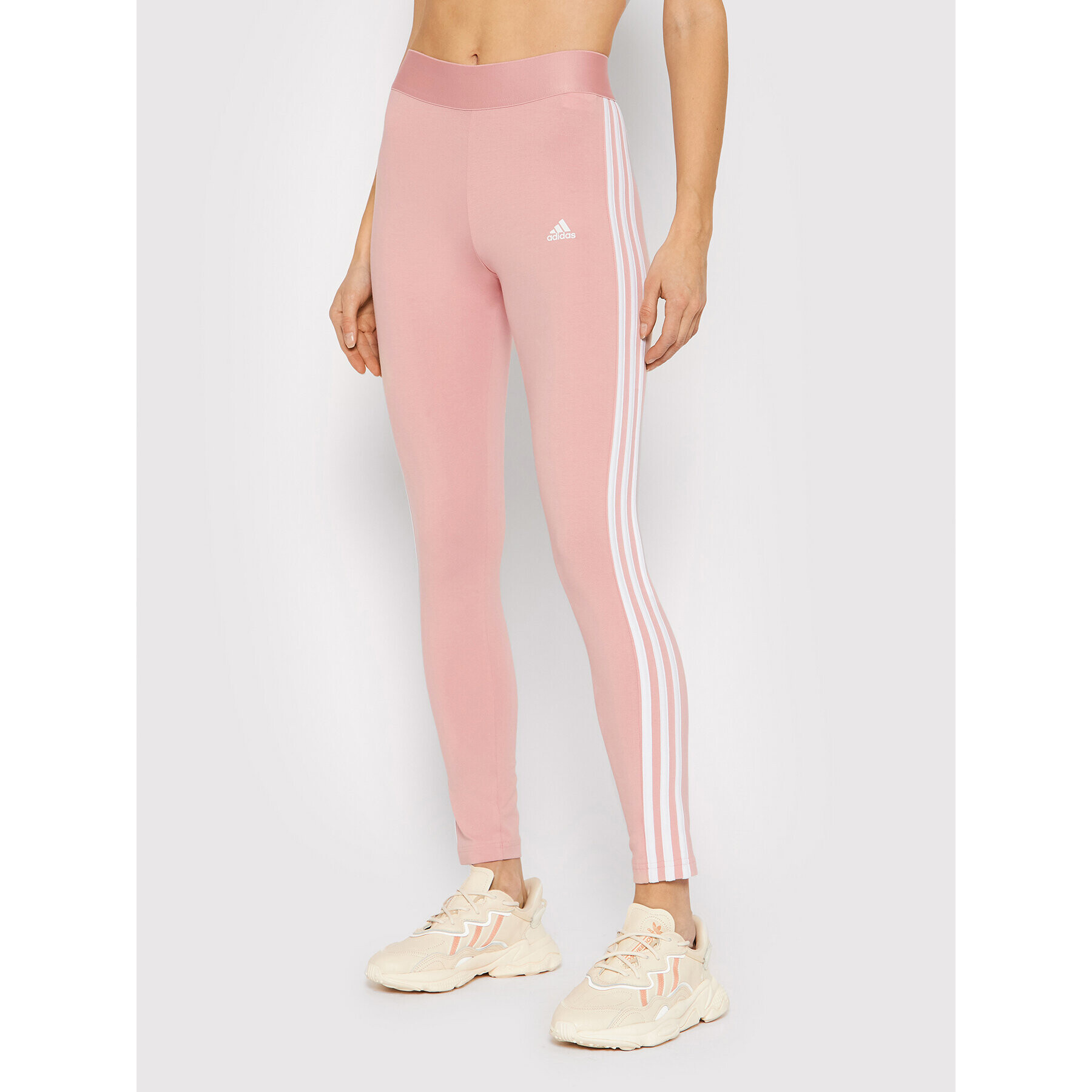 adidas Leggings Loungewear Essentials 3-Stripes HD1828 Rózsaszín Tight Fit - Pepit.hu