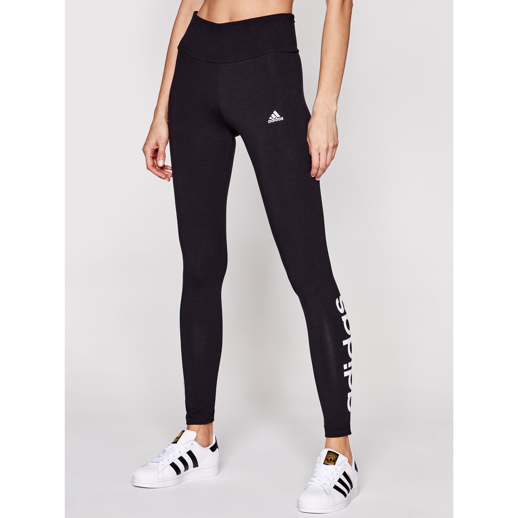 adidas Leggings Loungewear Essentials Logo GL0633 Fekete Slim Fit - Pepit.hu